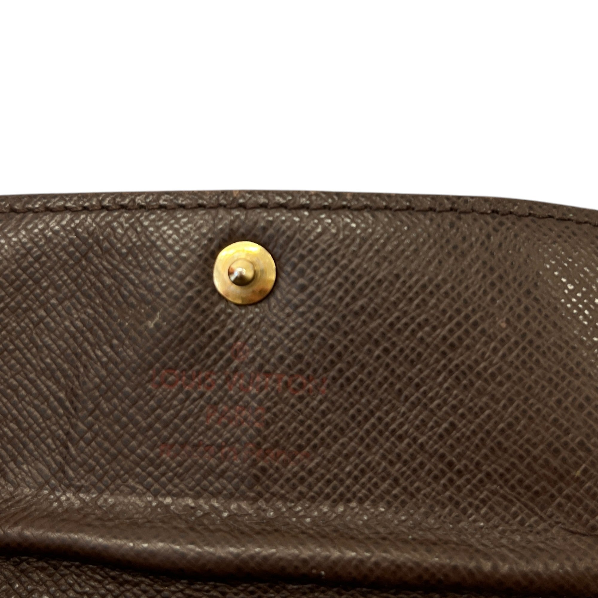 Men's Damier Ebene Key Holder Wallet Brown