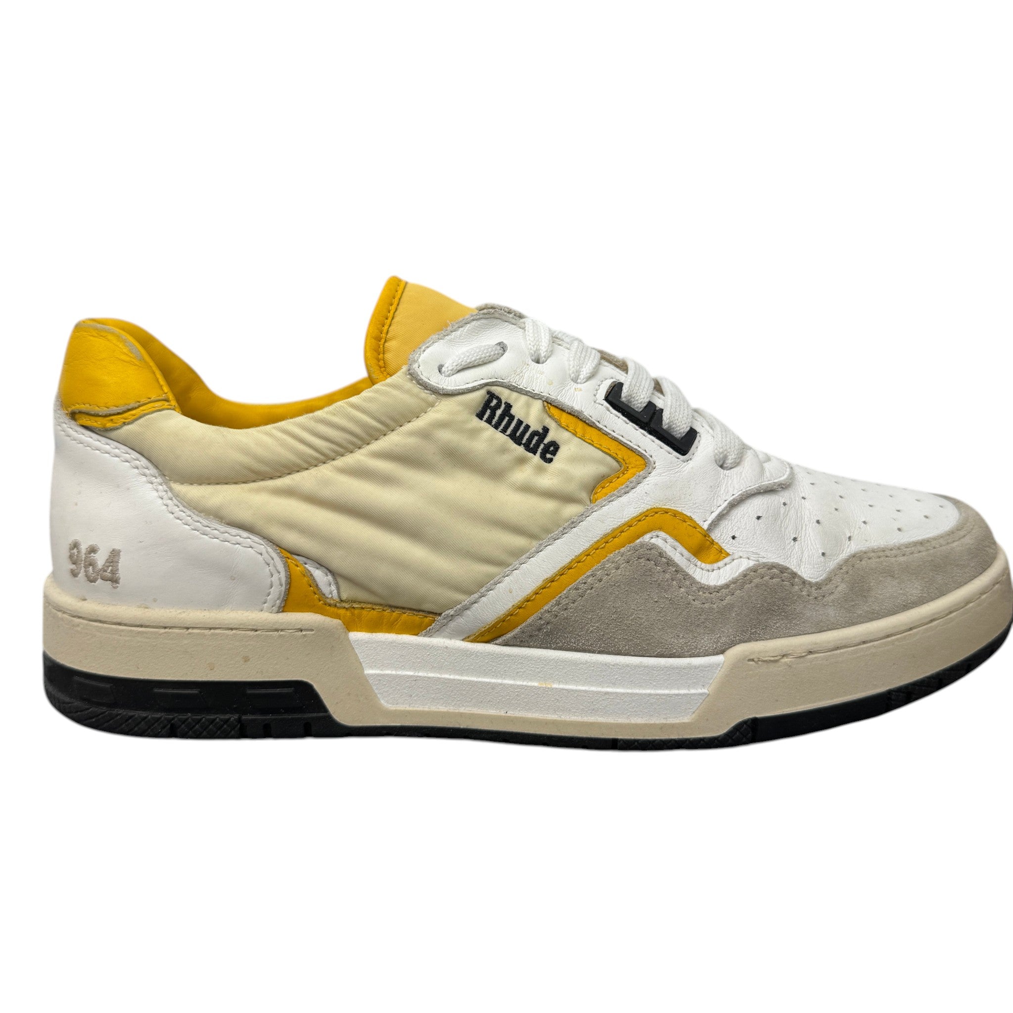 Men's Racing Low Trainers Cream Size EU 42 / UK 8