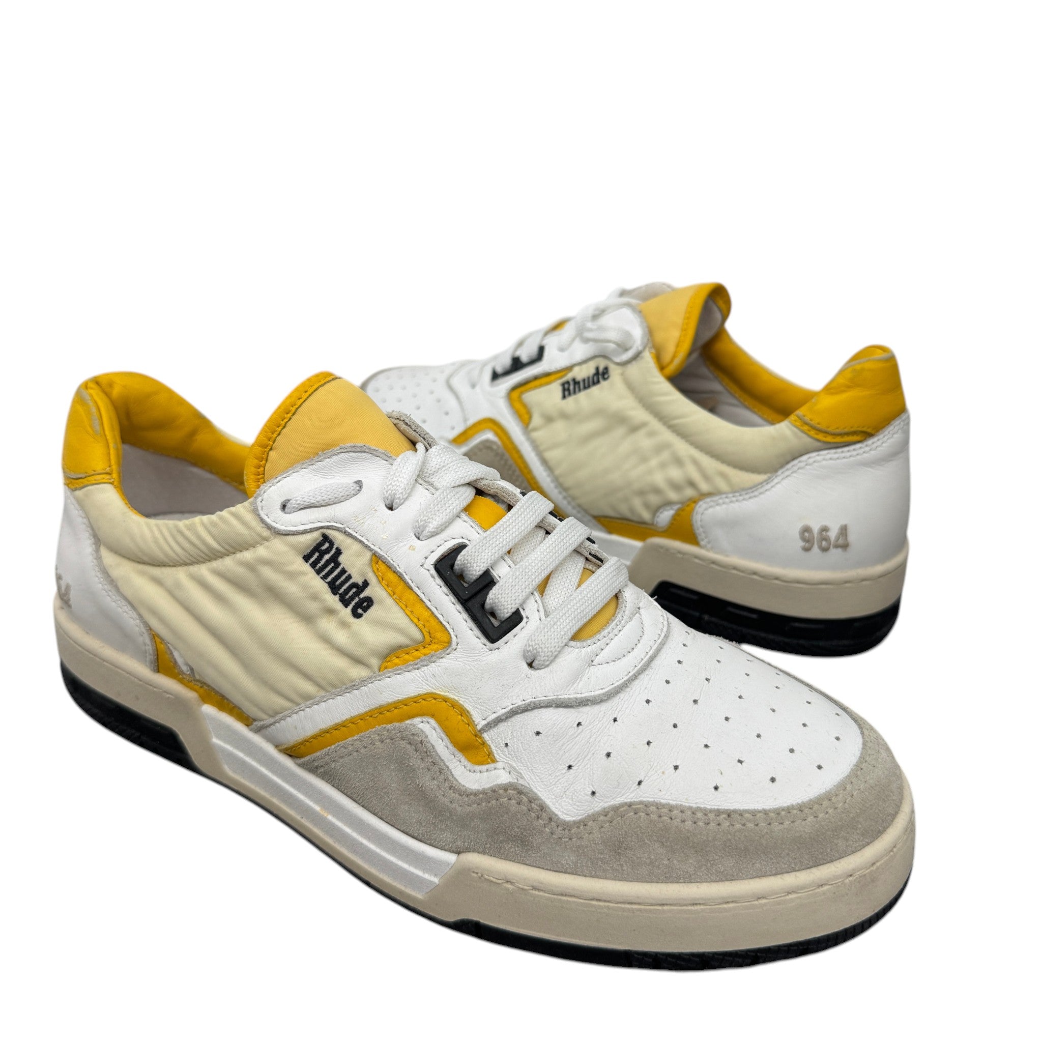 Men's Racing Low Trainers Cream Size EU 42 / UK 8