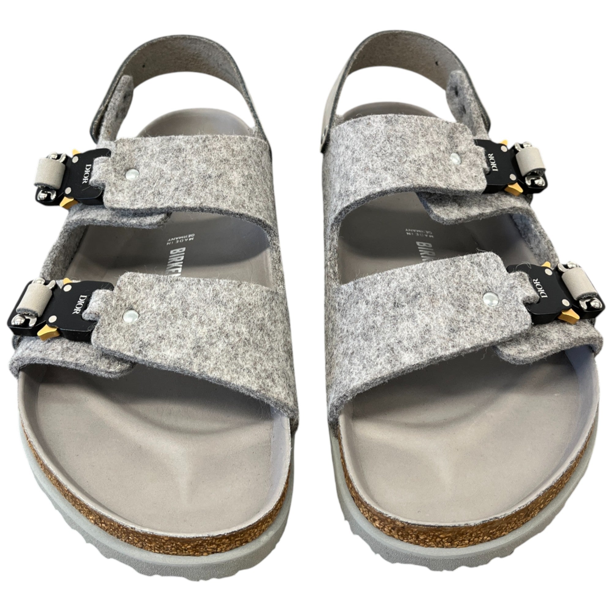 Men's Dior X Birkenstock Sandals Grey Size EU 45 / UK 11