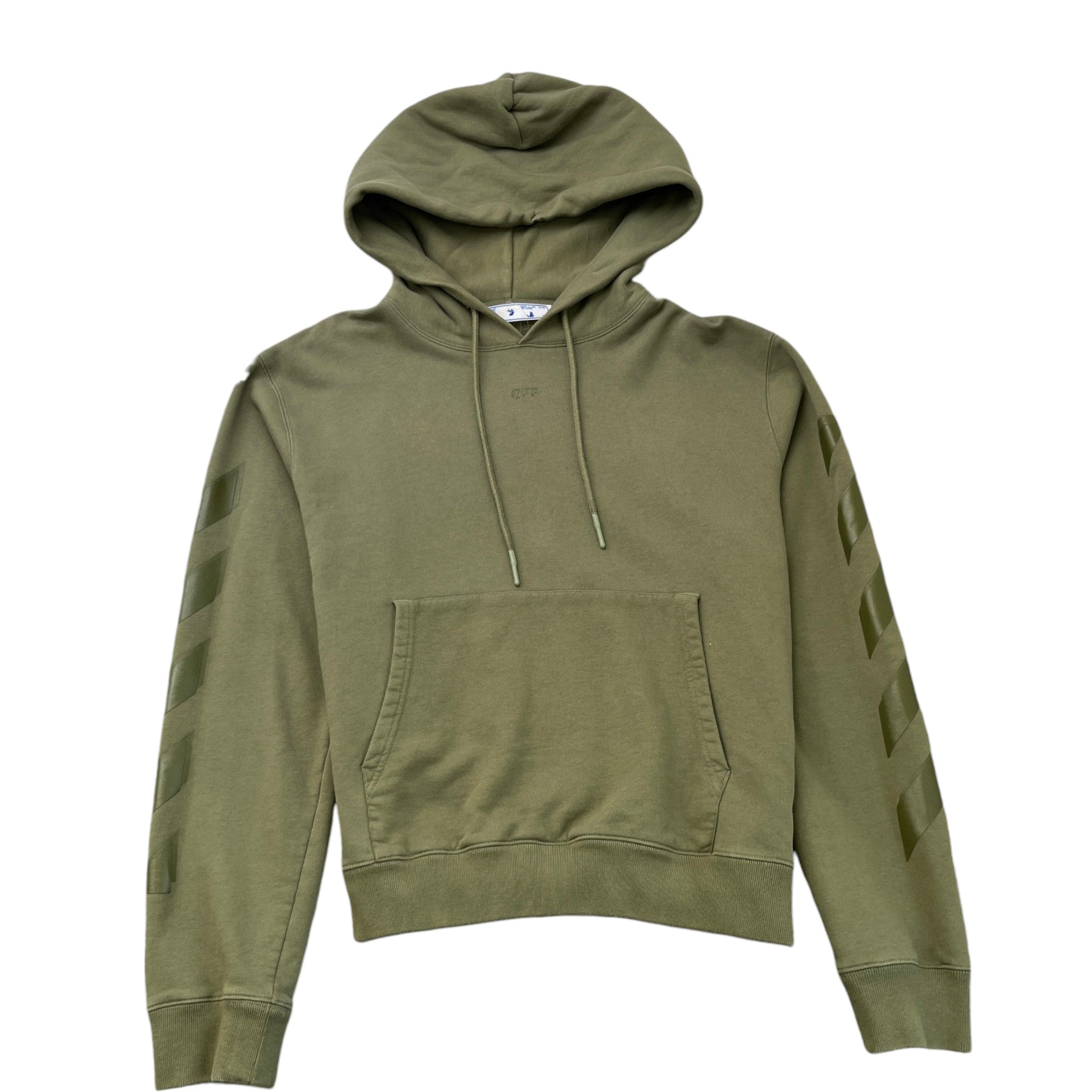 Men's Arrow Logo Hoodie Green Size XXL