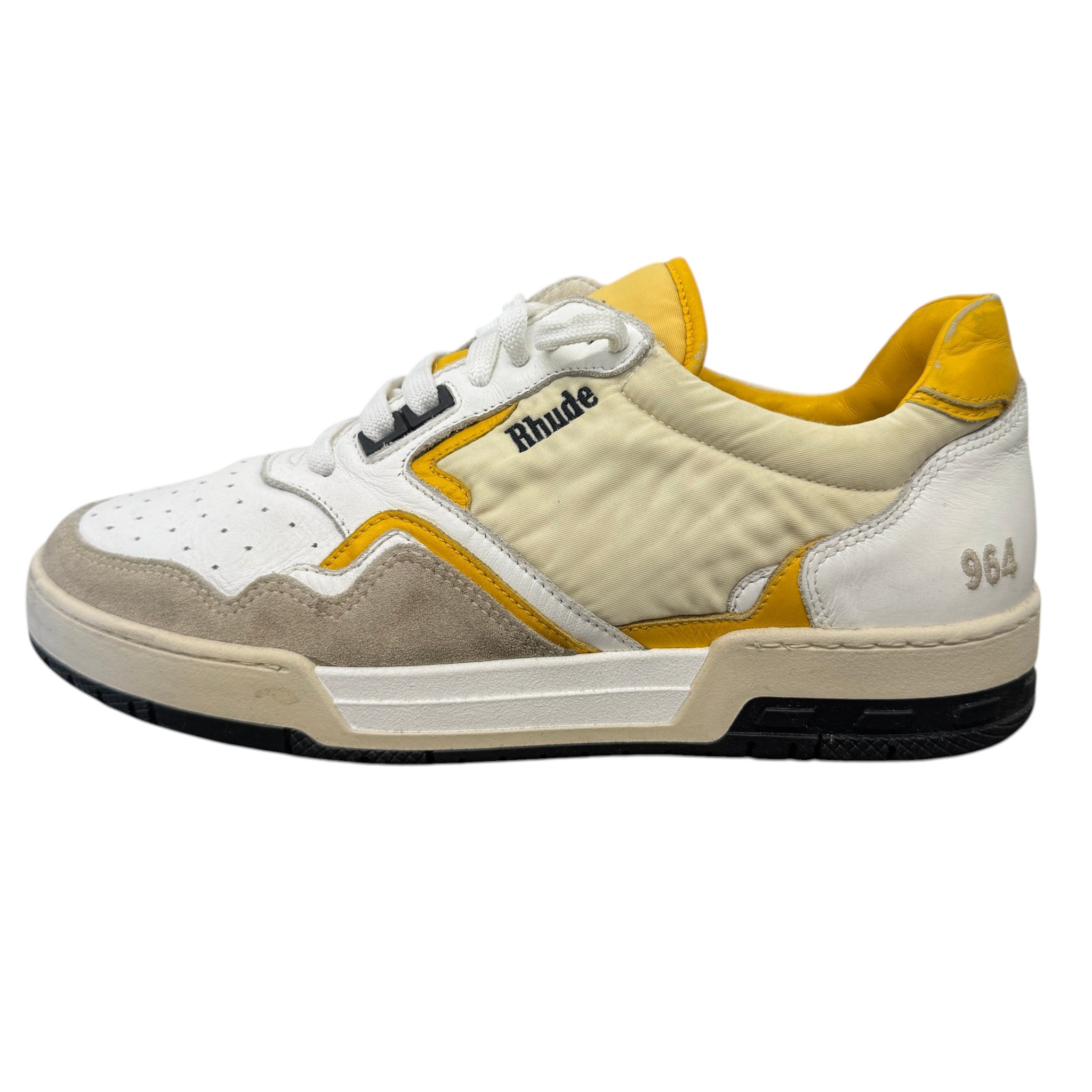 Men's Racing Low Trainers Cream Size EU 42 / UK 8