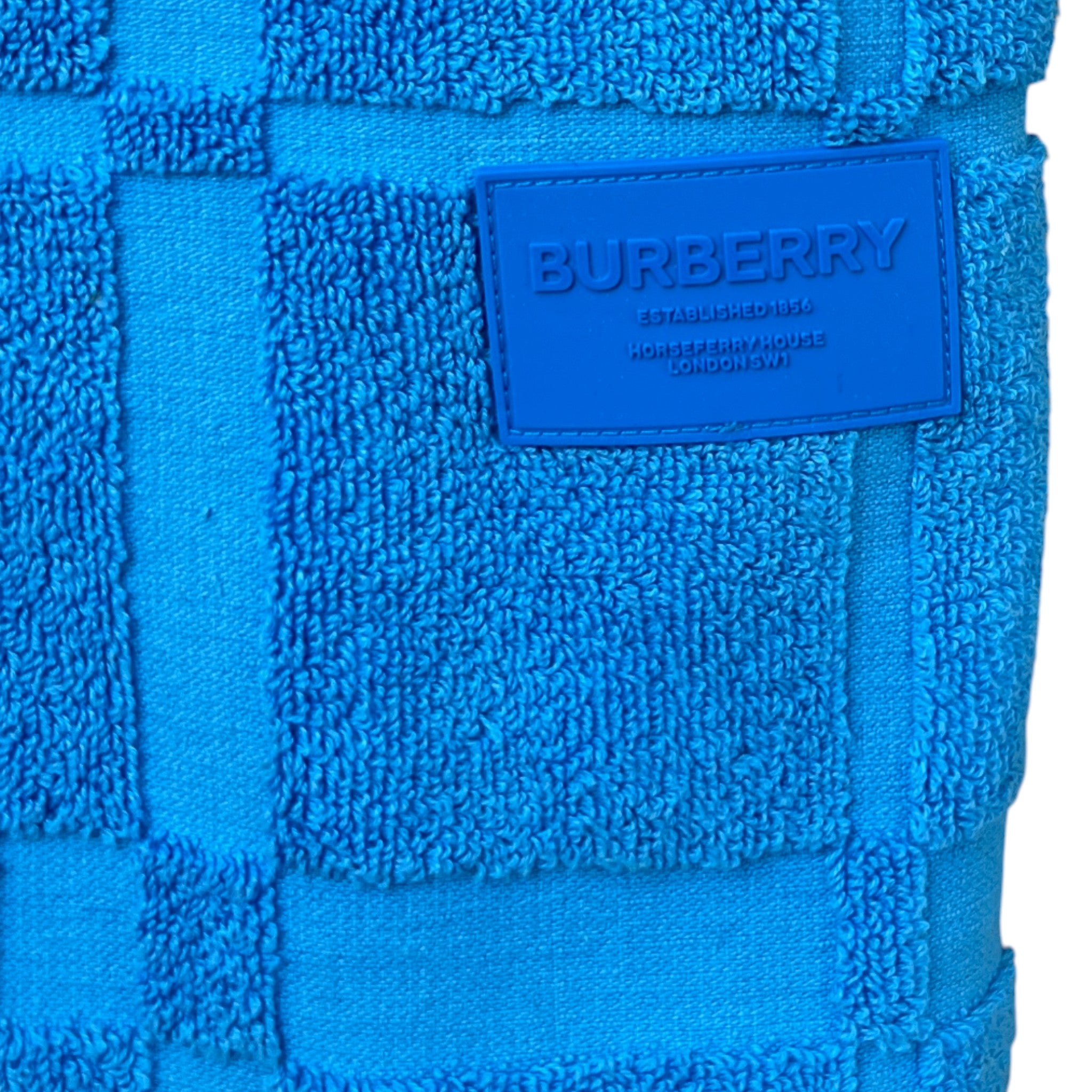 Men's Willesden Mega Check T-Shirt Blue Size XL