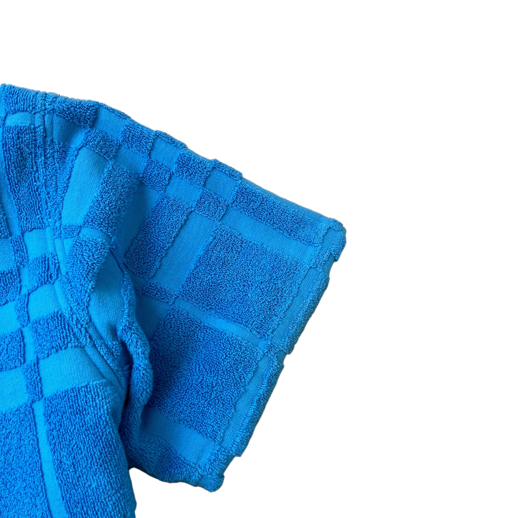 Men's Willesden Mega Check T-Shirt Blue Size XL