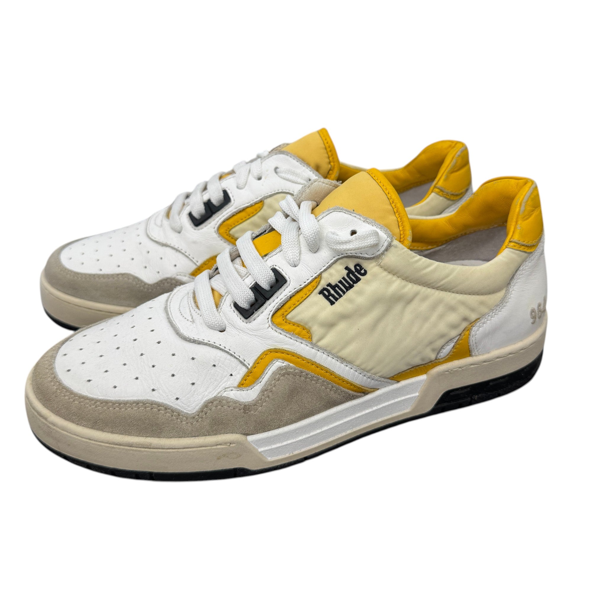 Men's Racing Low Trainers Cream Size EU 42 / UK 8