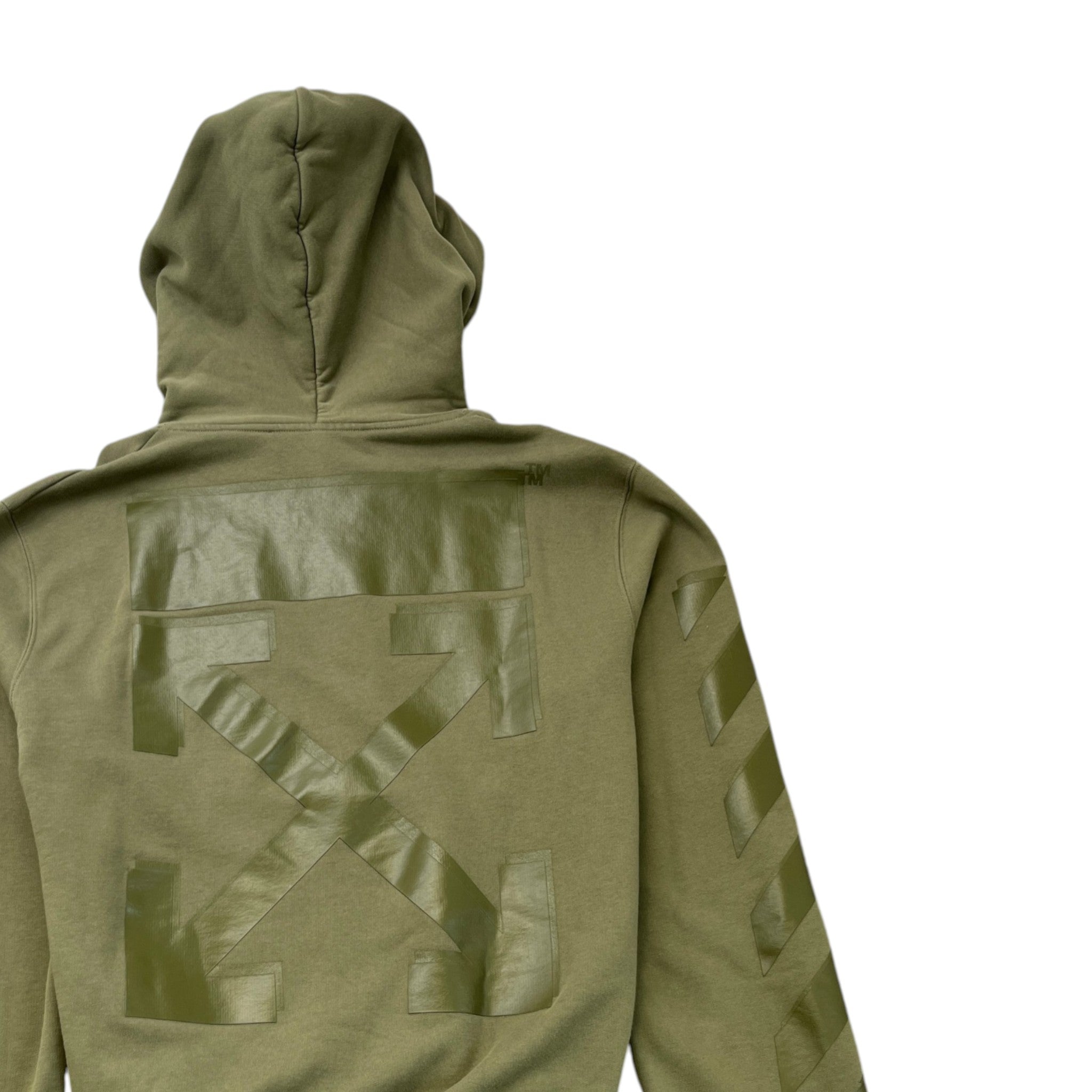 Men's Arrow Logo Hoodie Green Size XXL