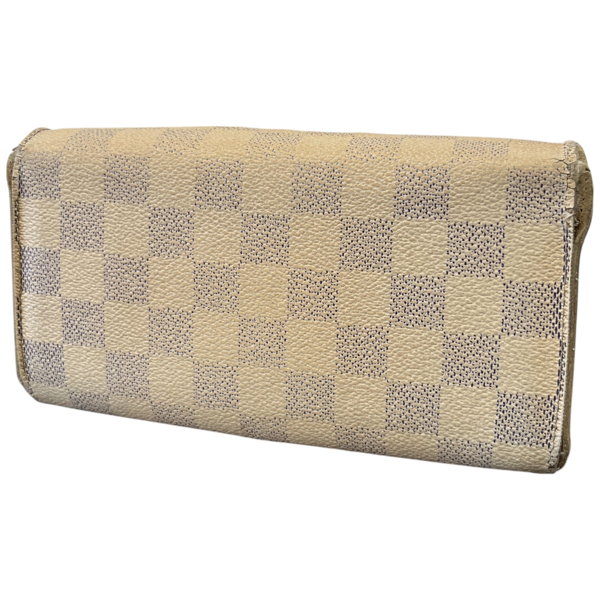Women's Damier Azur Sarah Wallet White