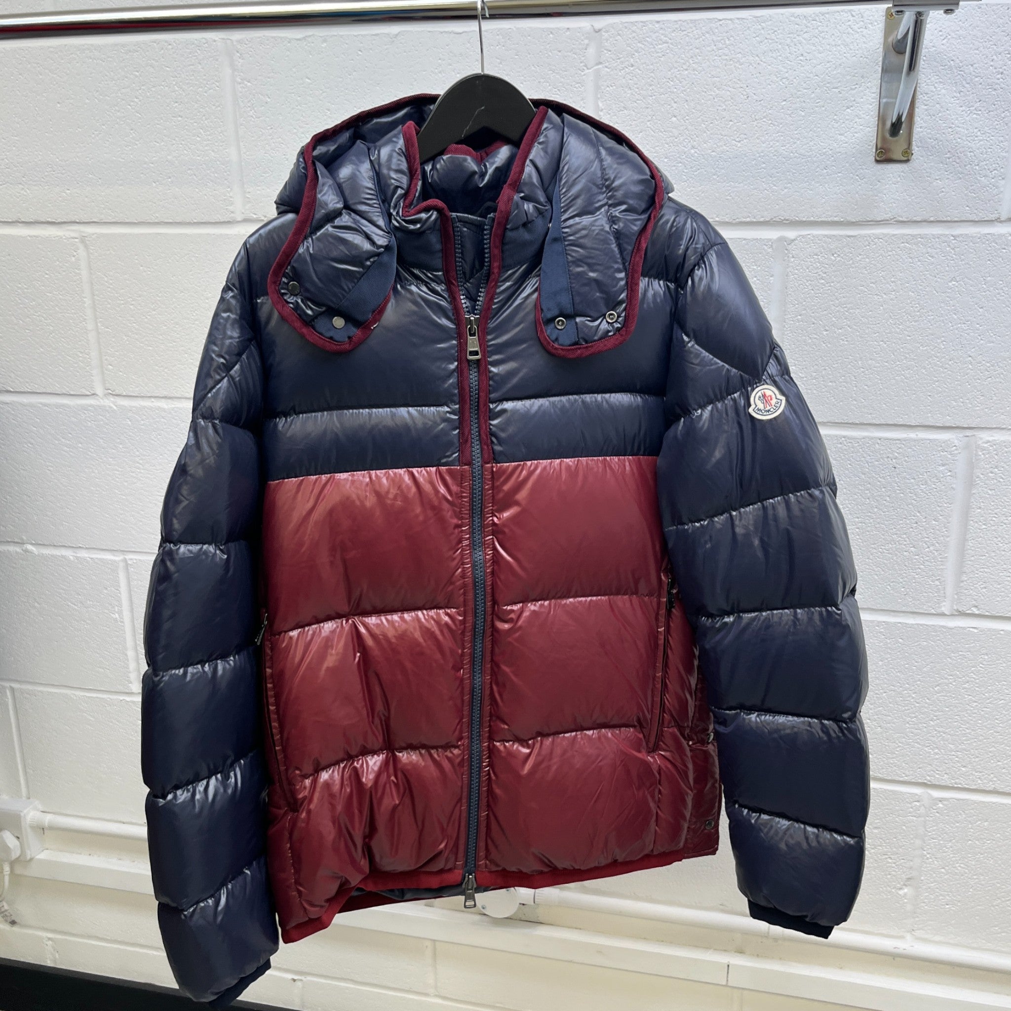 Men's Harry Down Jacket Burgundy Size 5 / XXL