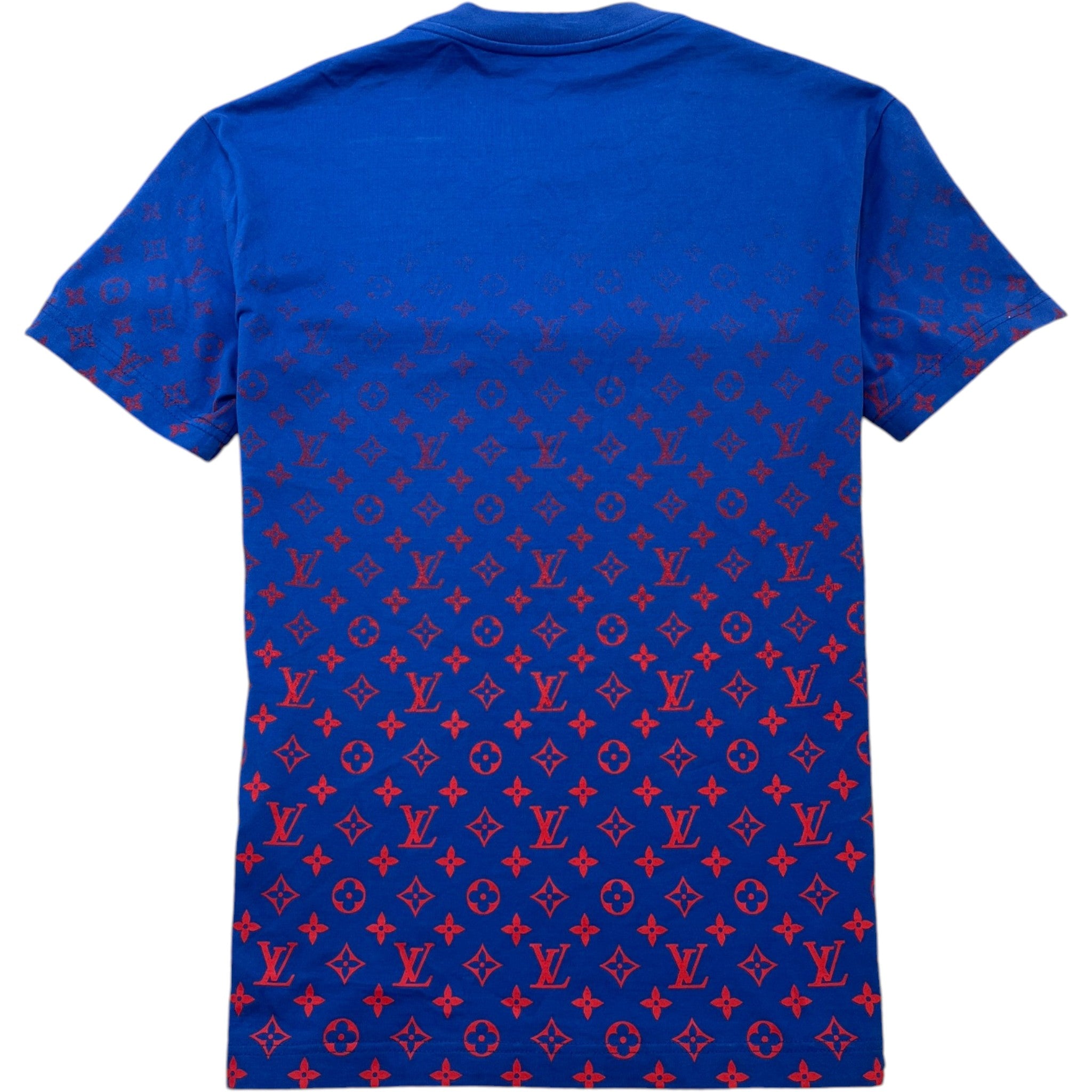 Men's Monogram Gradient T-Shirt Navy Size S