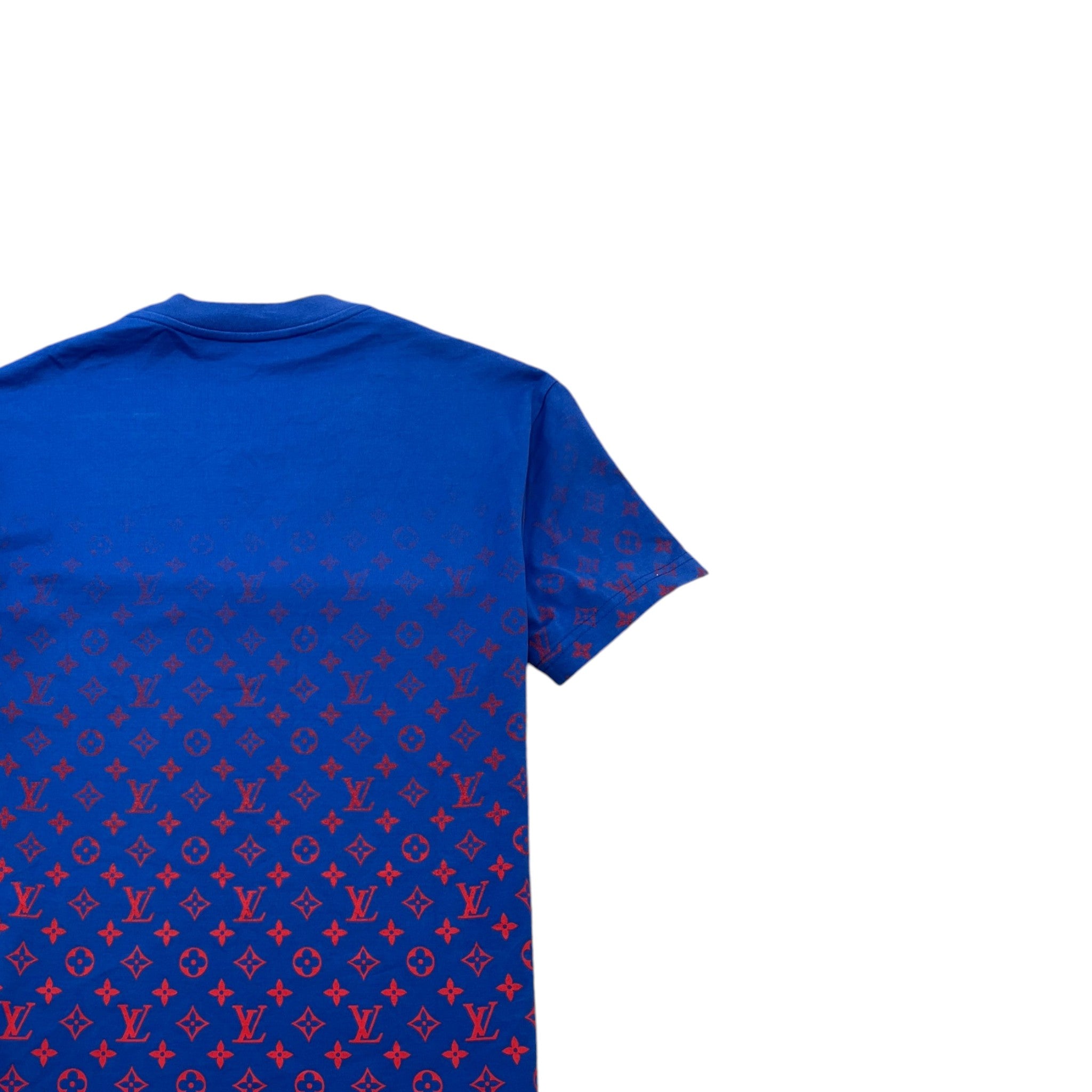 Men's Monogram Gradient T-Shirt Navy Size S