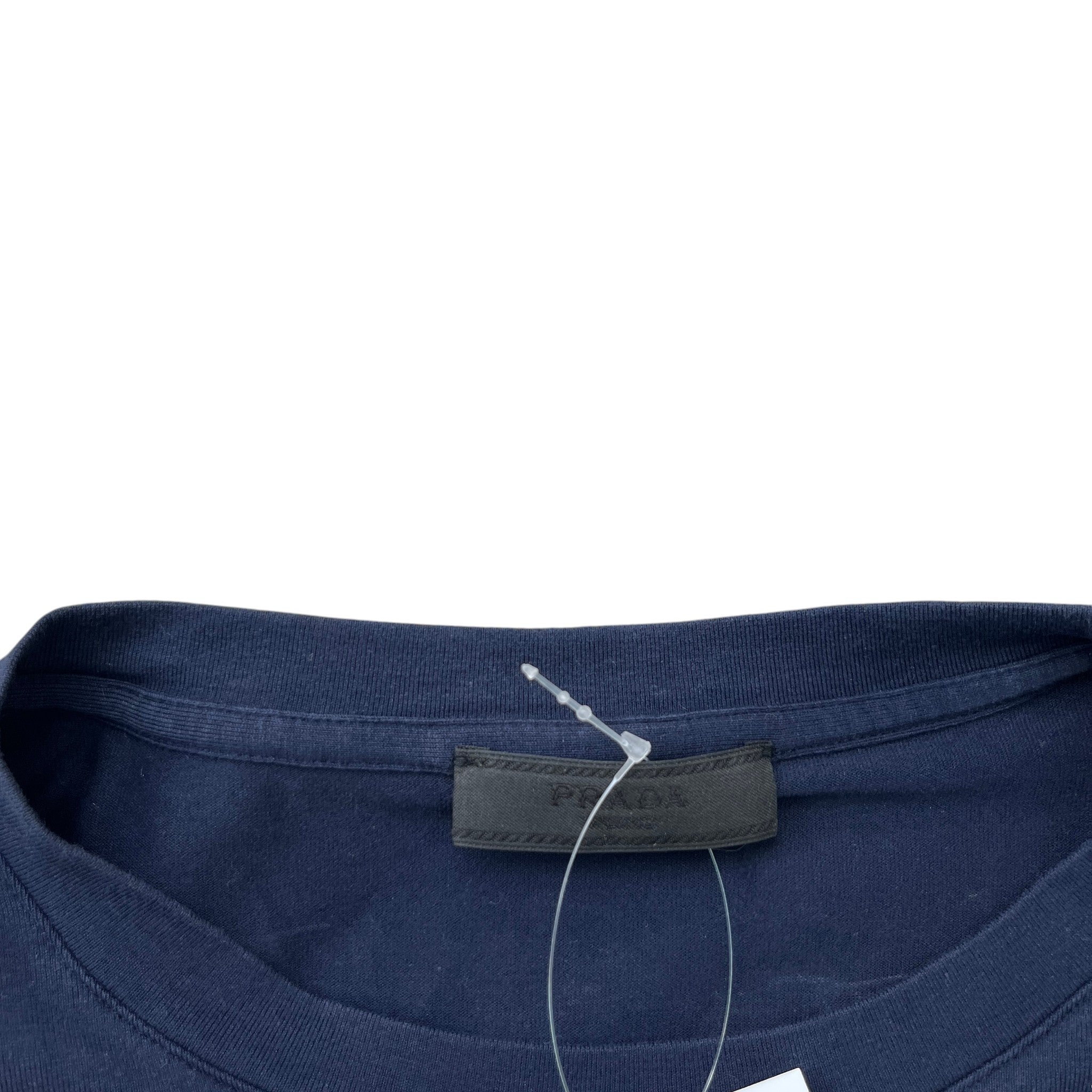 Men's Plaque Logo T-Shirt Navy Size XL