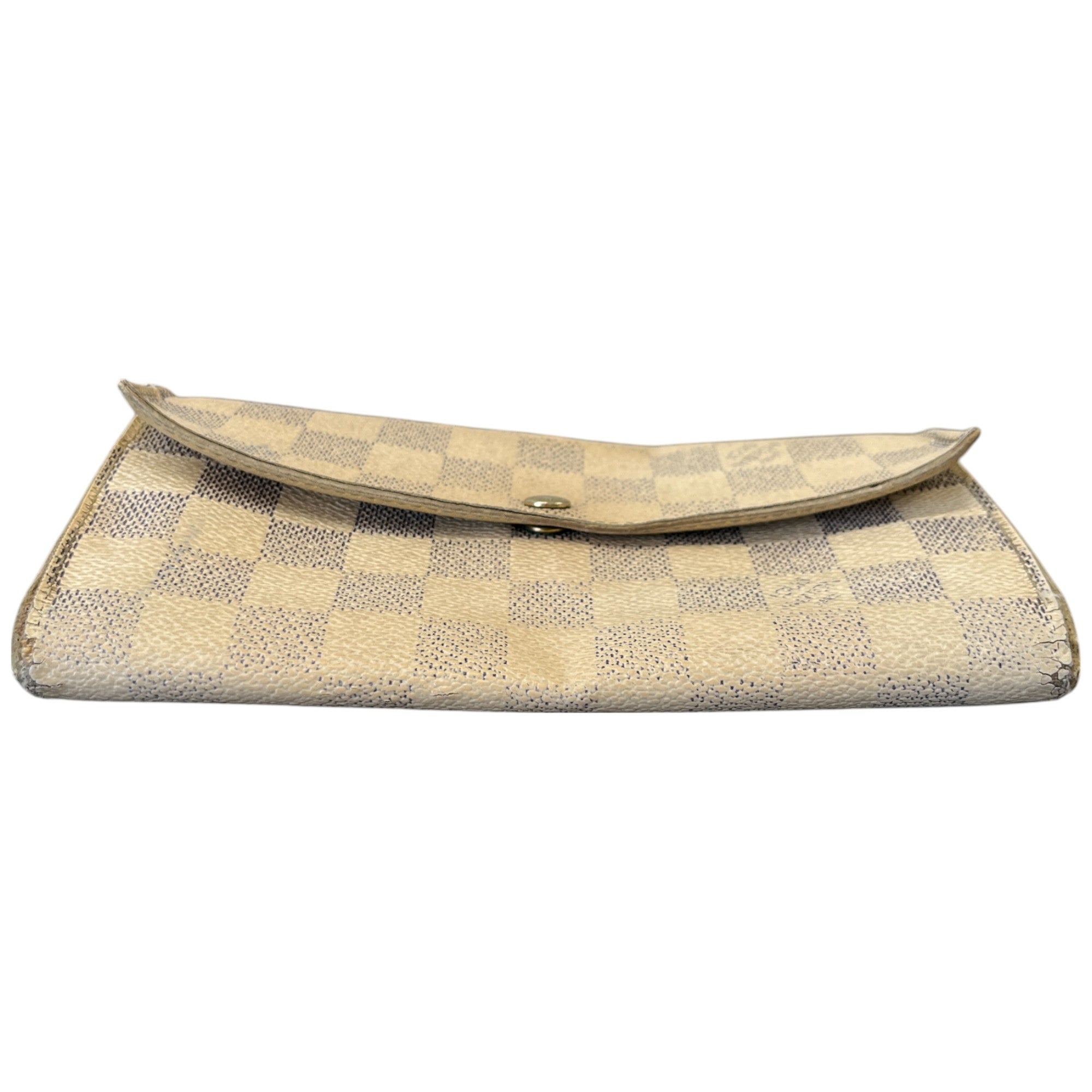 Women's Damier Azur Sarah Wallet White