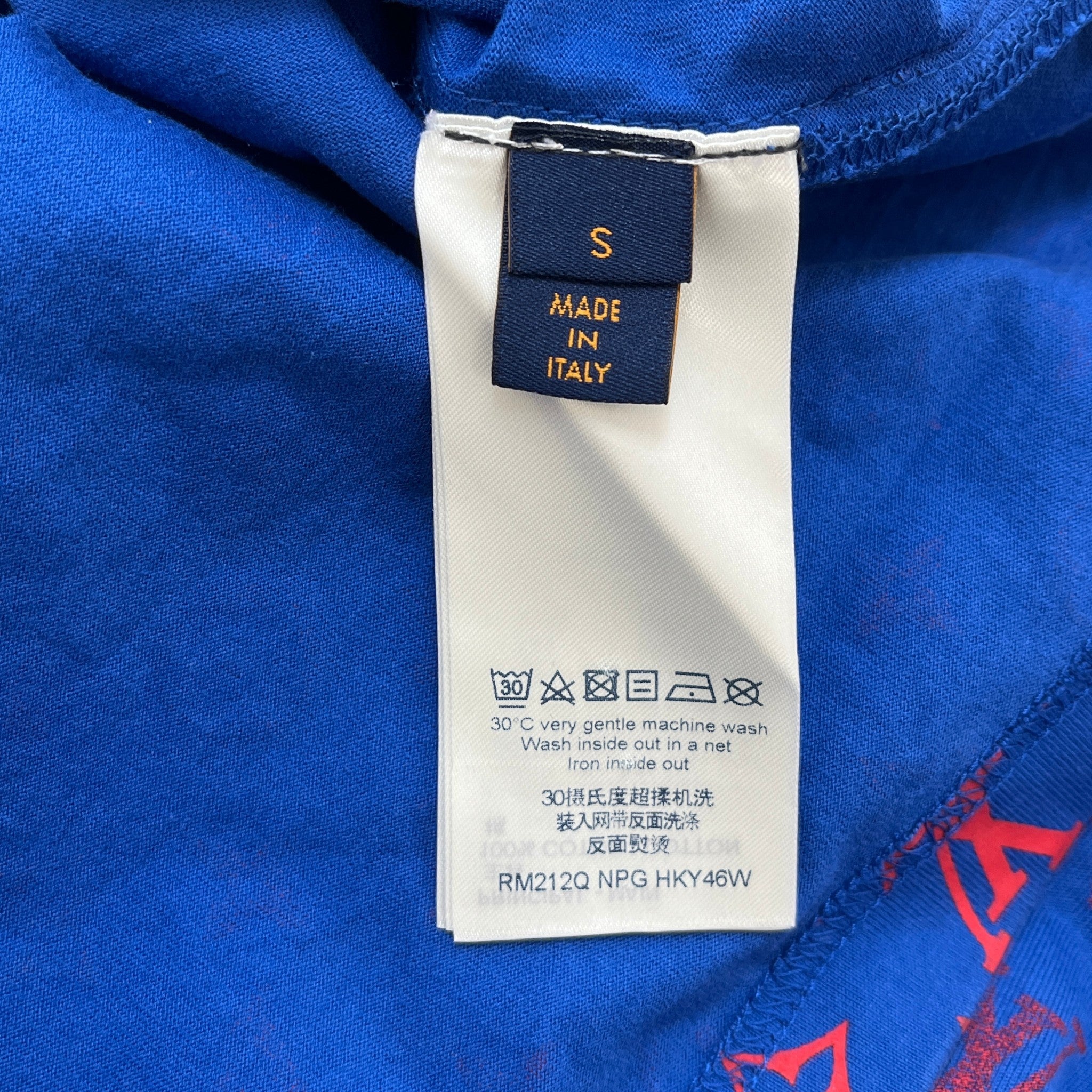 Men's Monogram Gradient T-Shirt Navy Size S