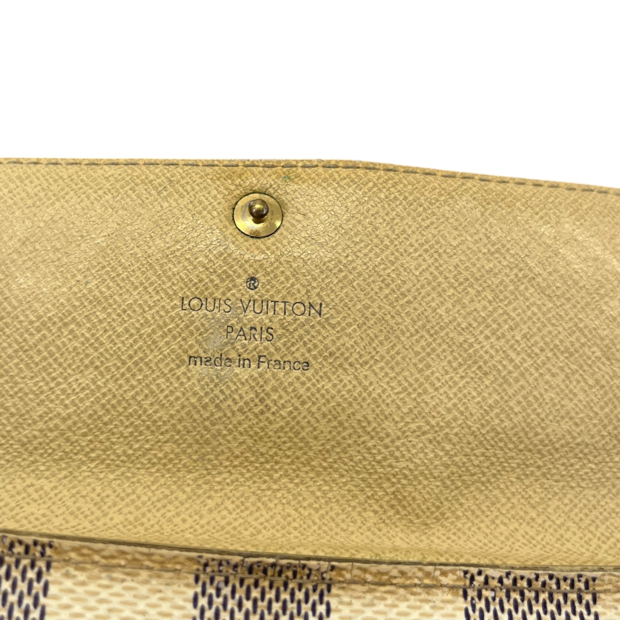 Women's Damier Azur Sarah Wallet White