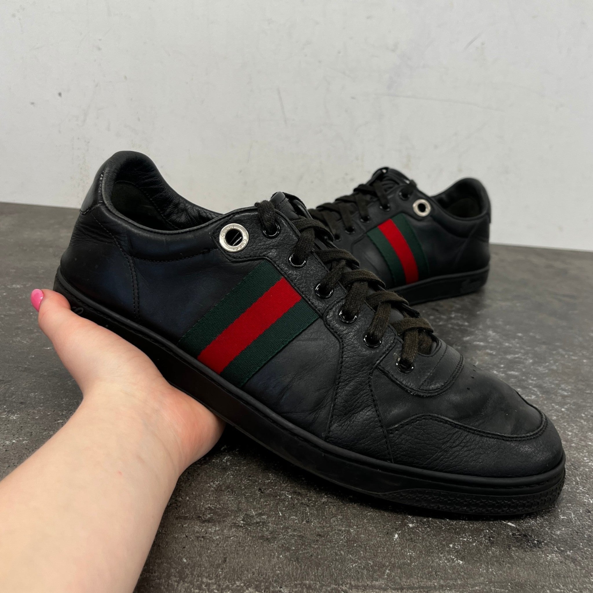 Men's Coda Web Low Trainers Black Size EU 43 / UK 9