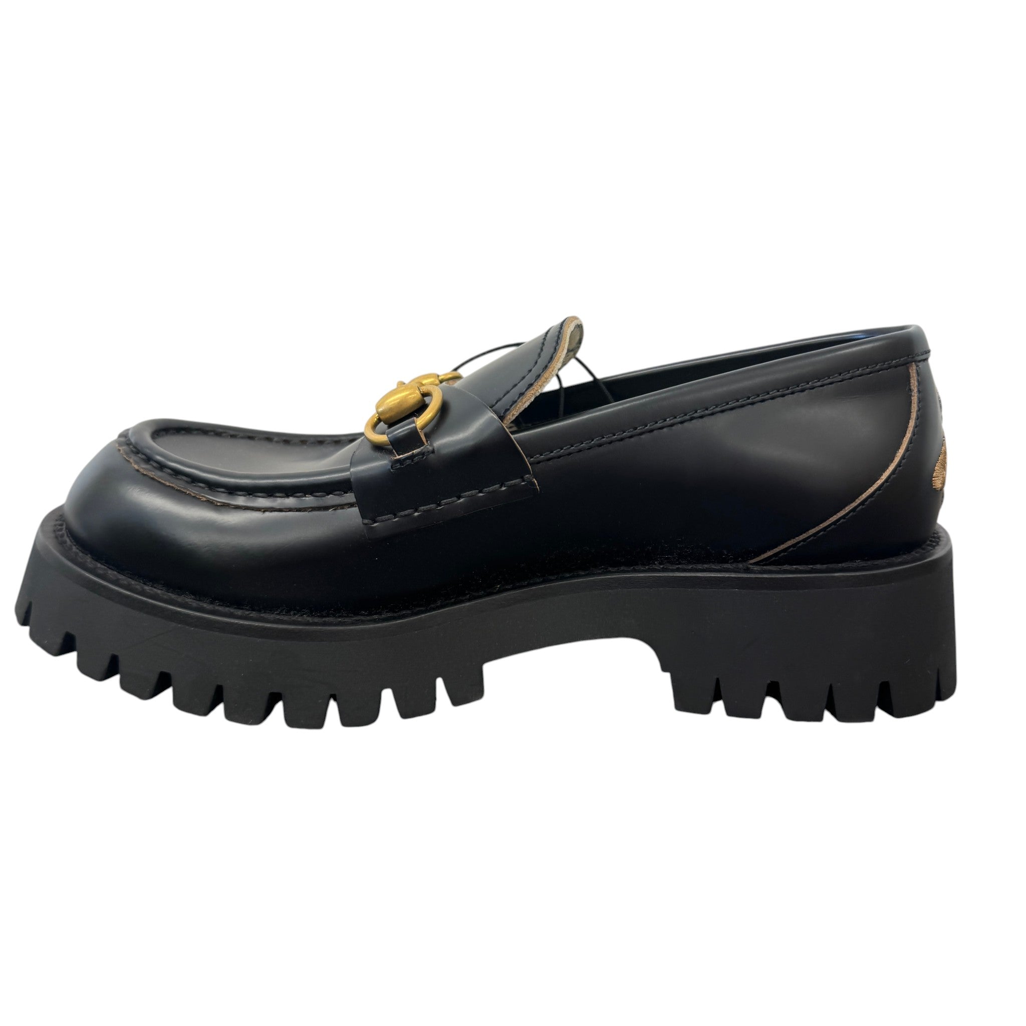 Women's Horsebit Platform Loafers Black Size EU 38.5 / UK 5.5