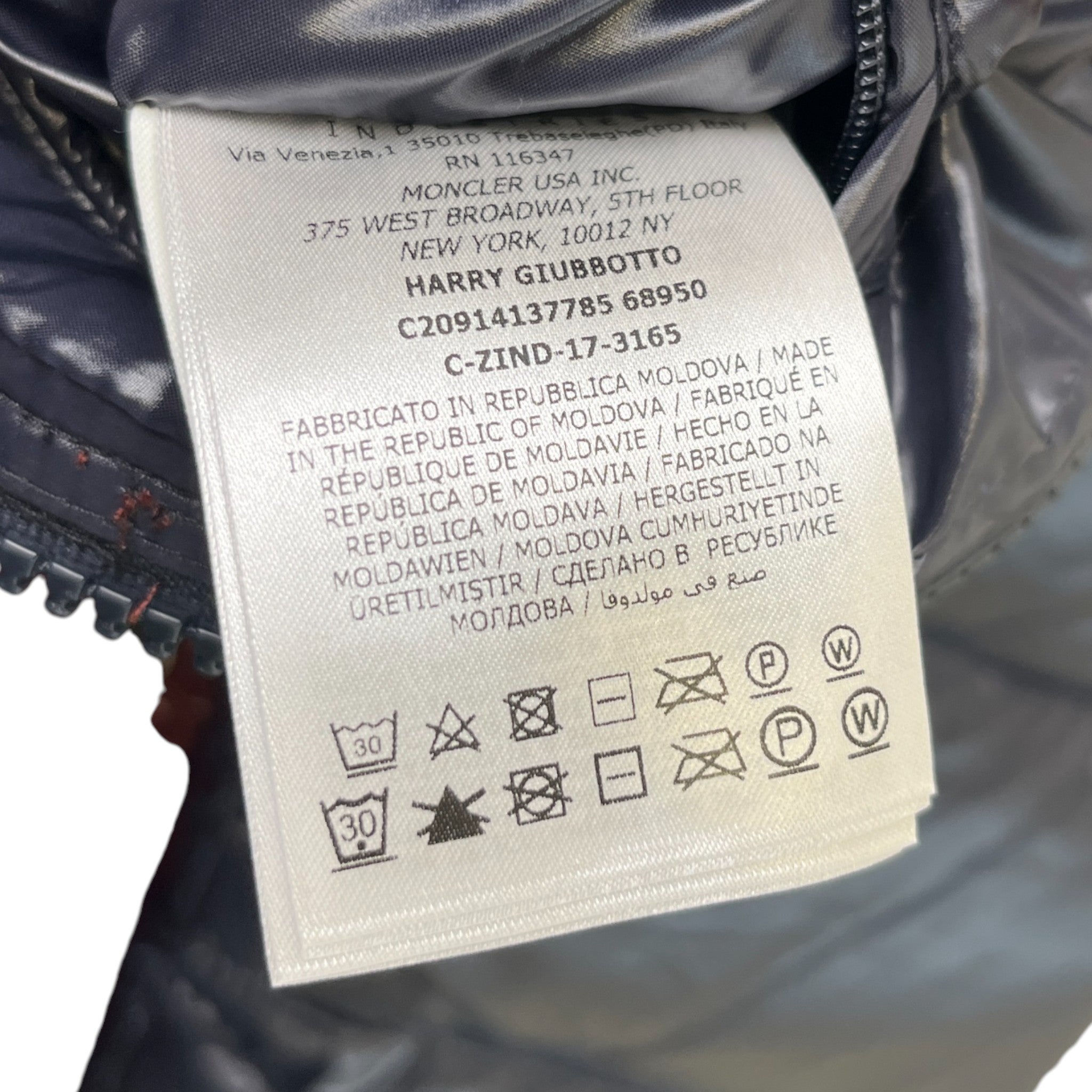 Men's Harry Down Jacket Burgundy Size 5 / XXL