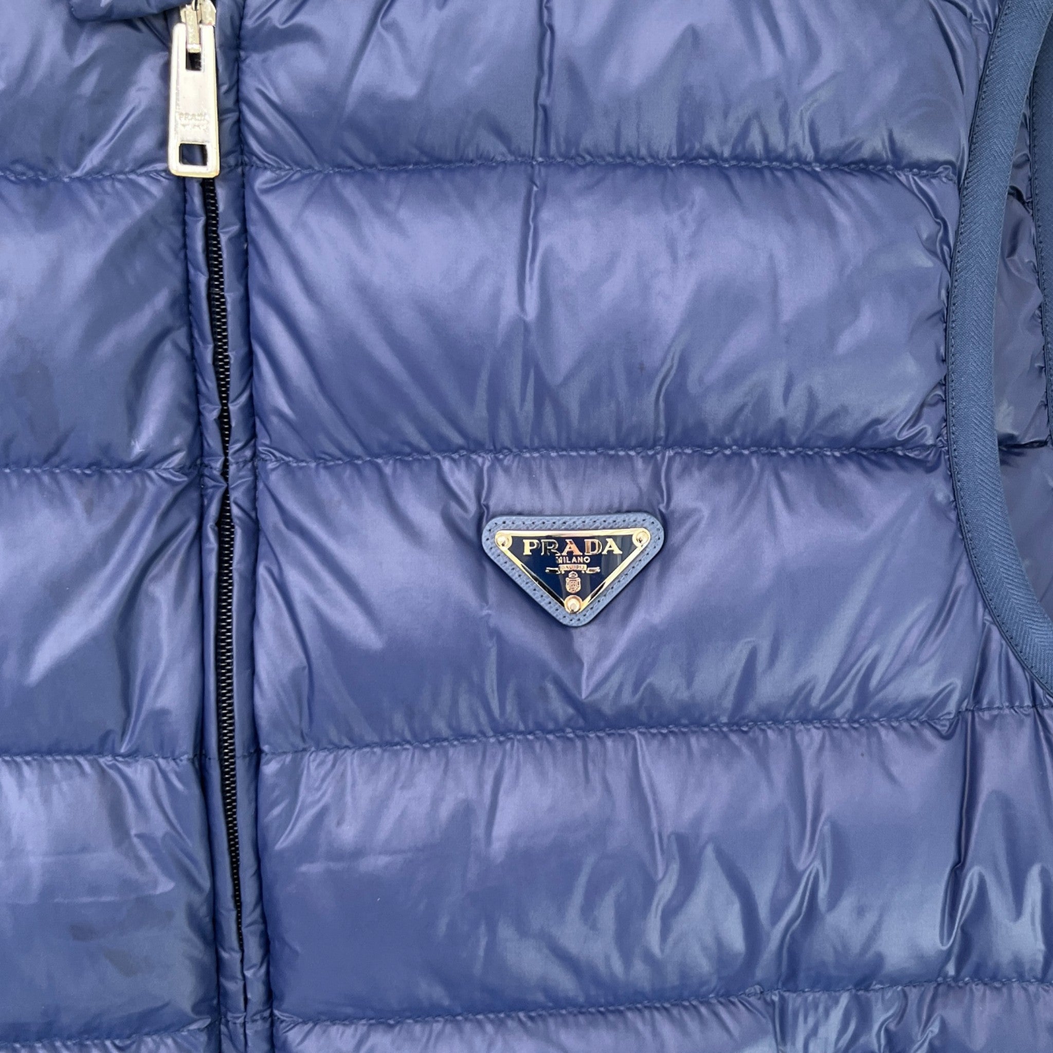 Men's Plaque Logo Gilet Navy Size IT 48 / M