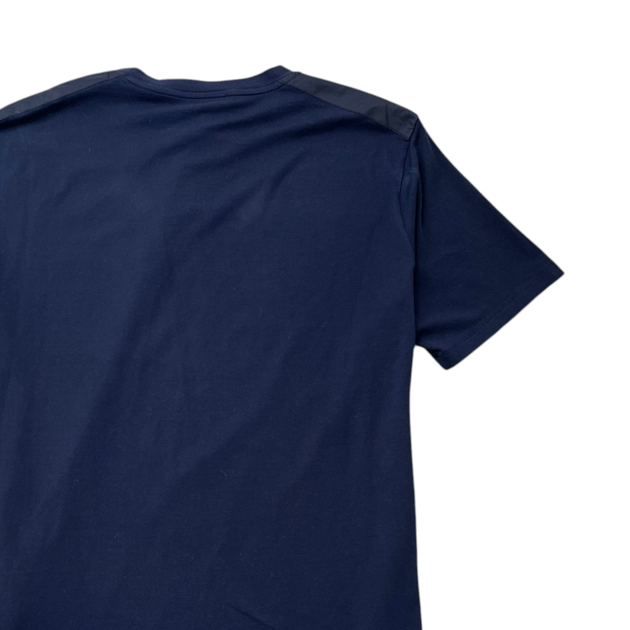 Men's Plaque Logo T-Shirt Navy Size XL