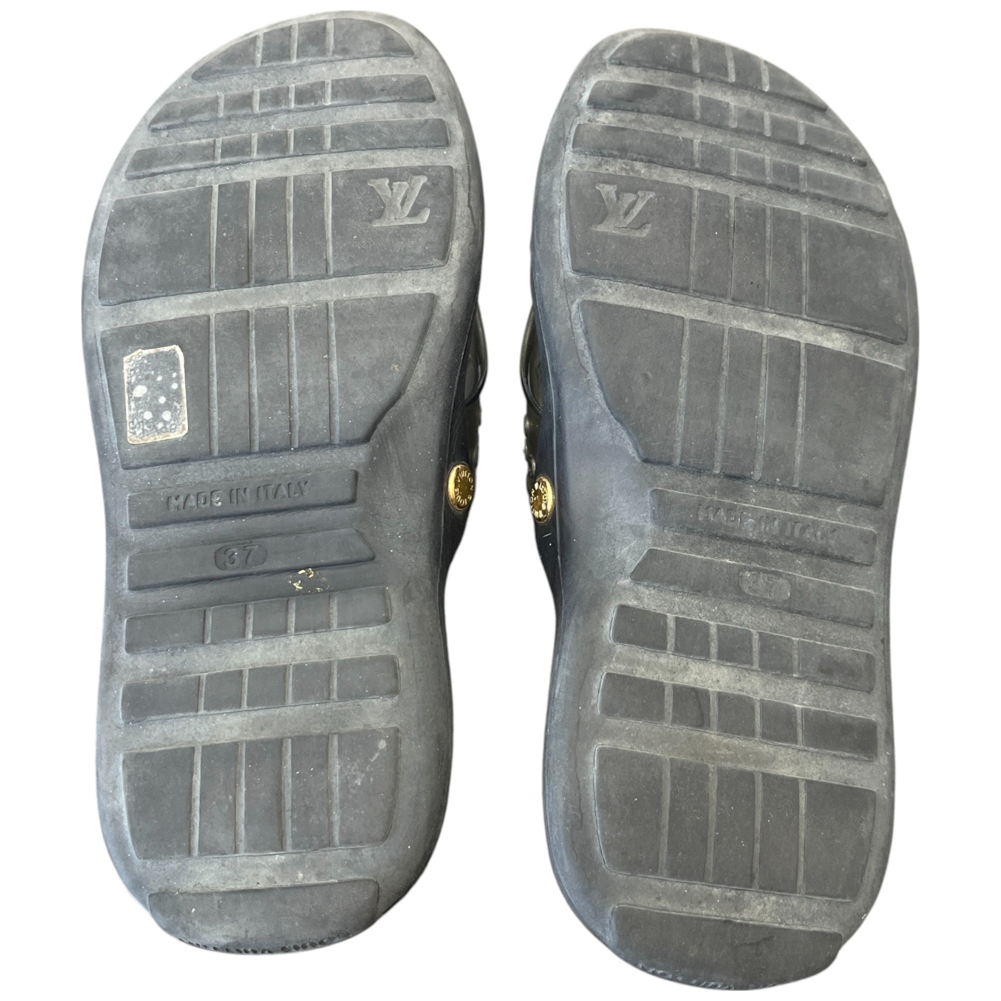 Women's Multicolor Monogram Murakami Slides Black Size EU 37 / UK 4