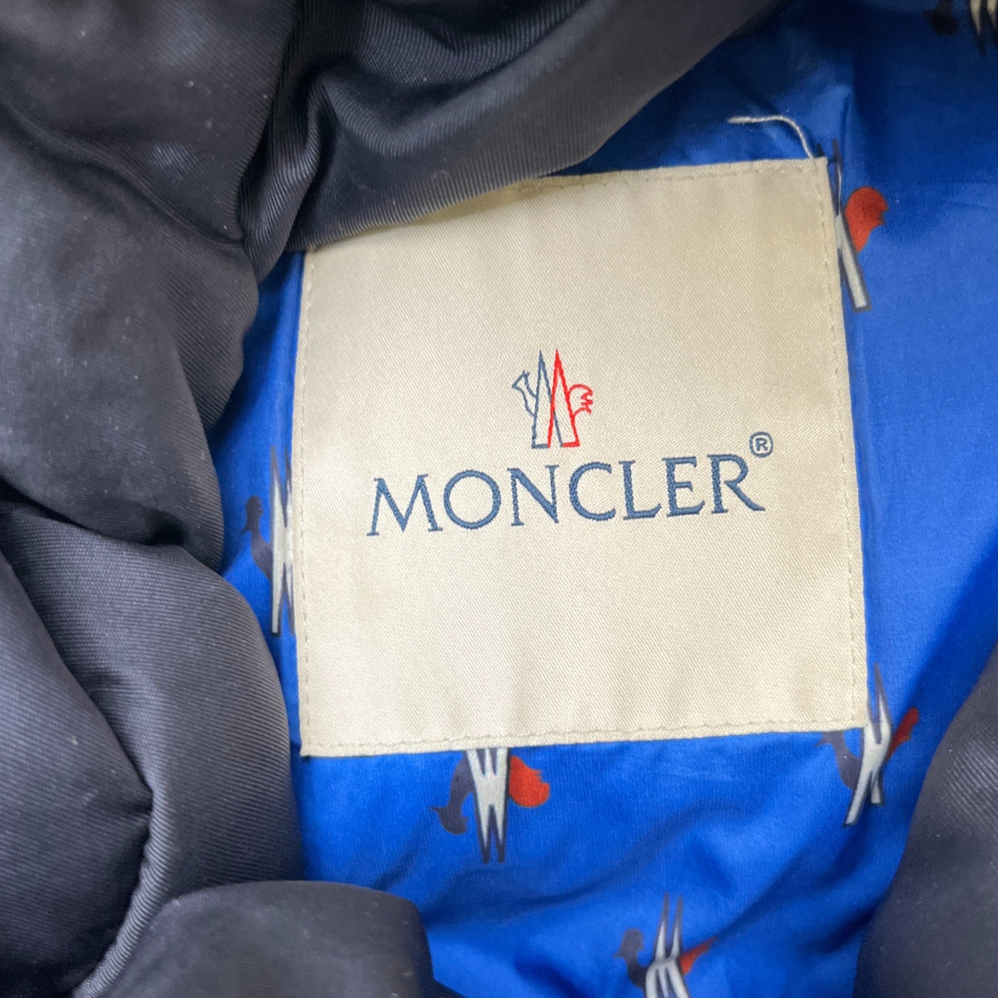 Men's Fragment Falcon Down Jacket Navy Size 3 / L