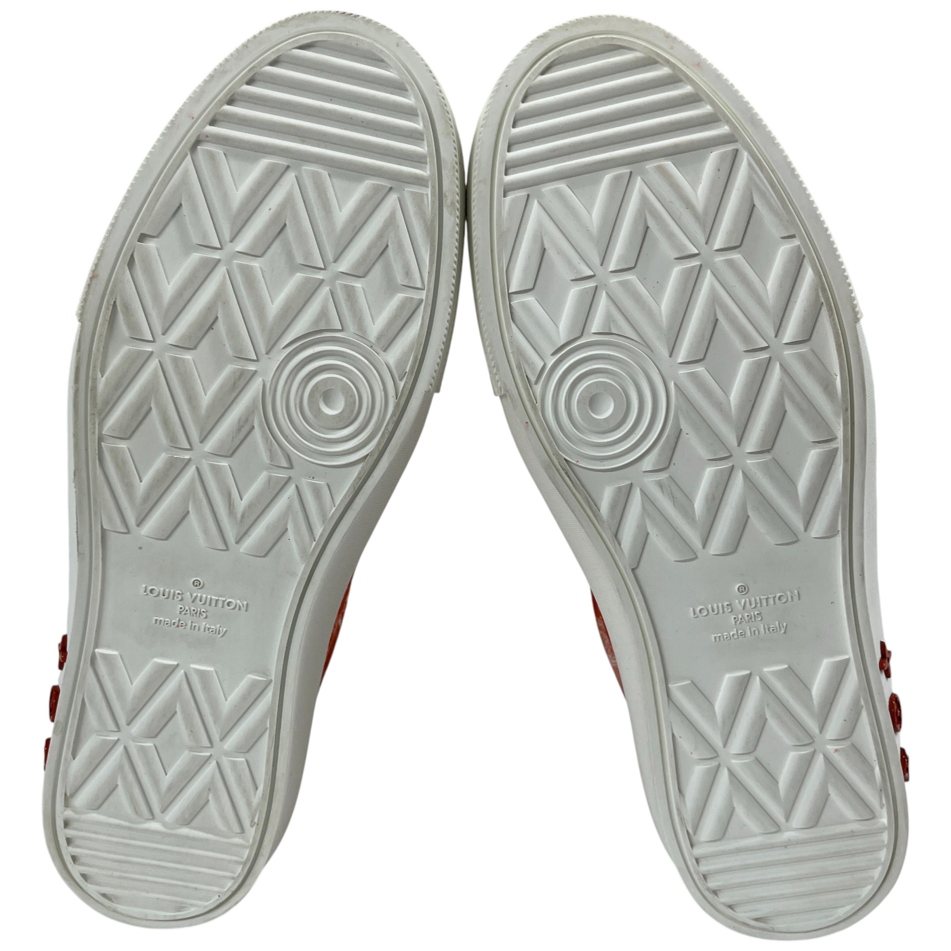 Men's Ollie Bandana Print Low Trainers Red Size EU 44 / UK 10