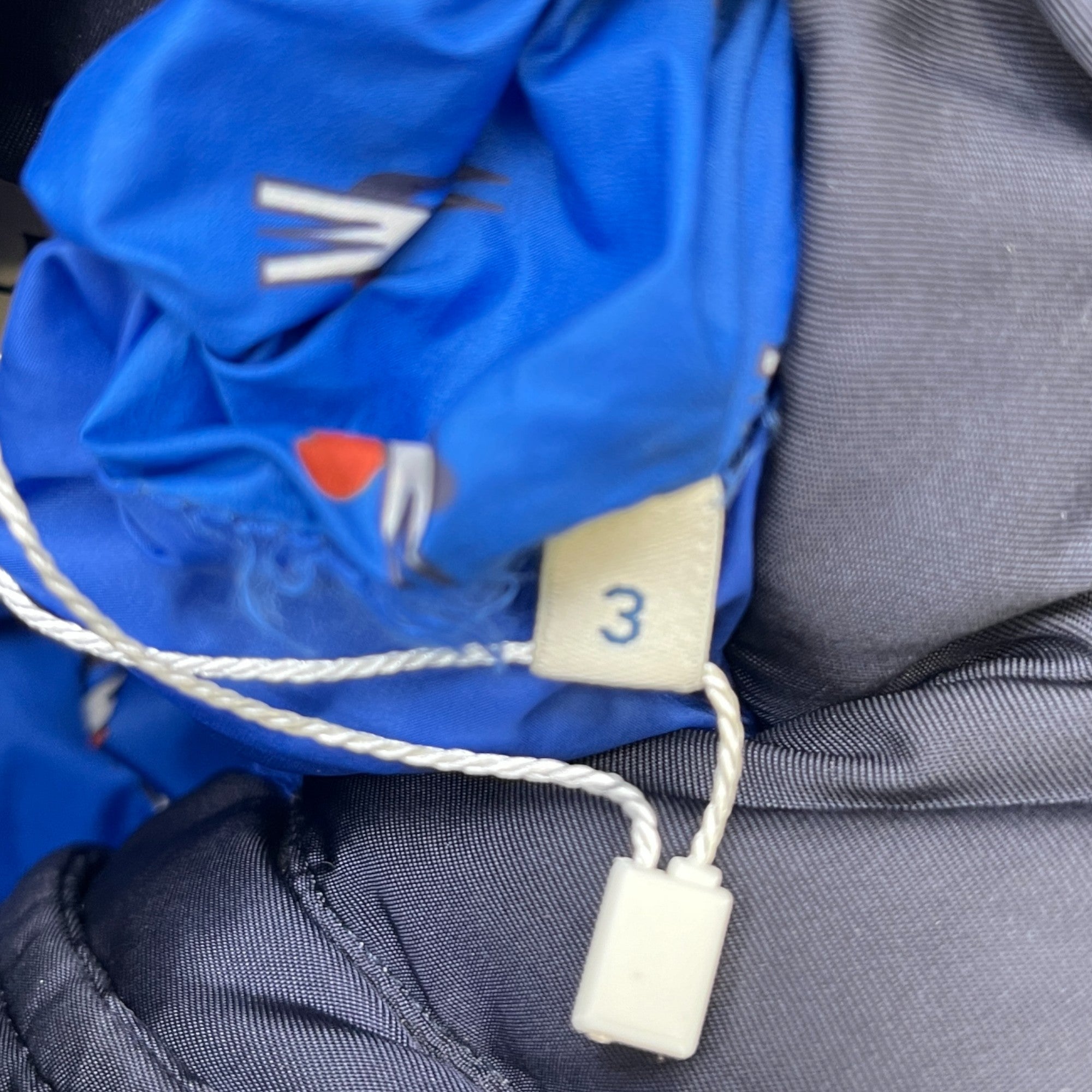 Men's Fragment Falcon Down Jacket Navy Size 3 / L