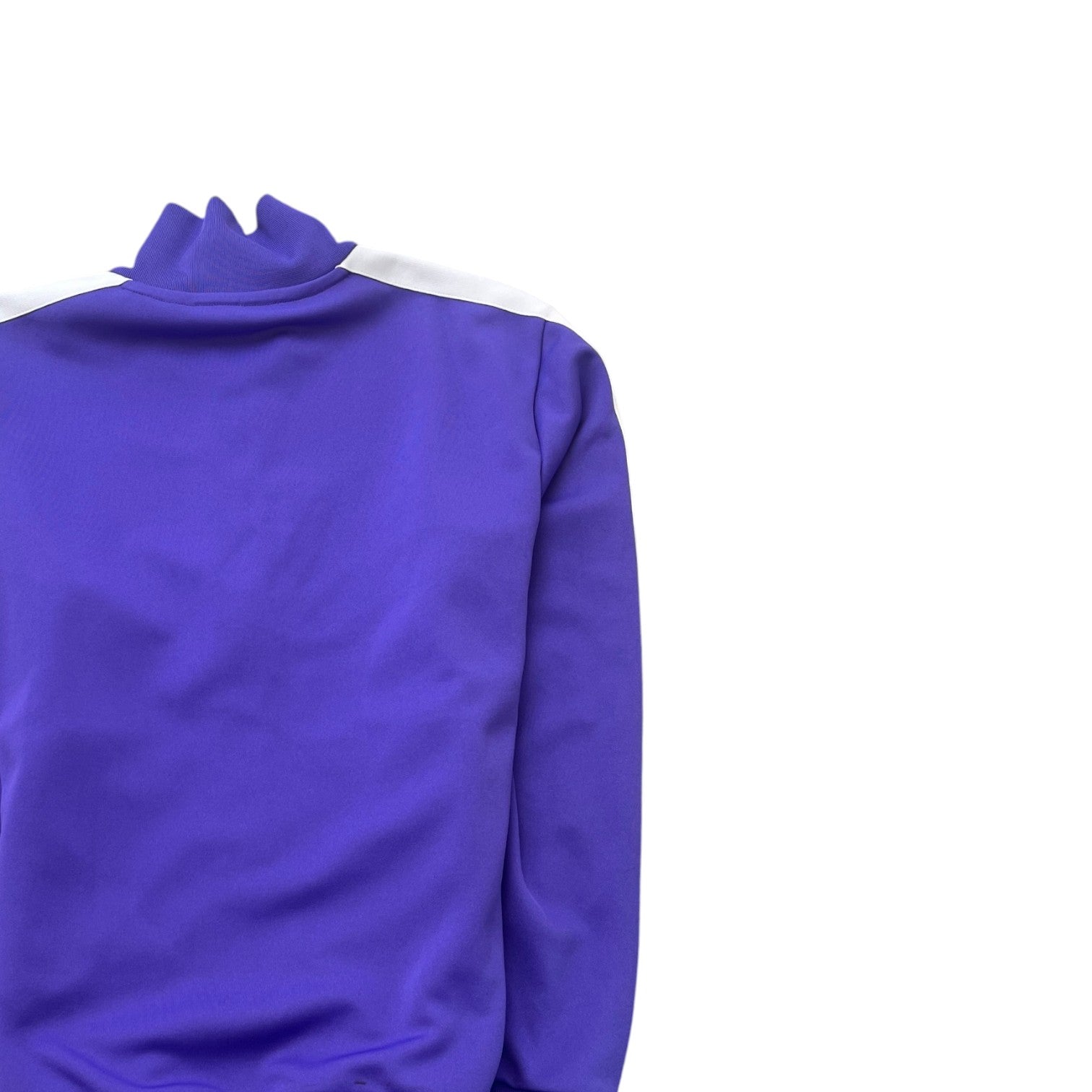 Men's Logo Print Track Jacket Purple Size L