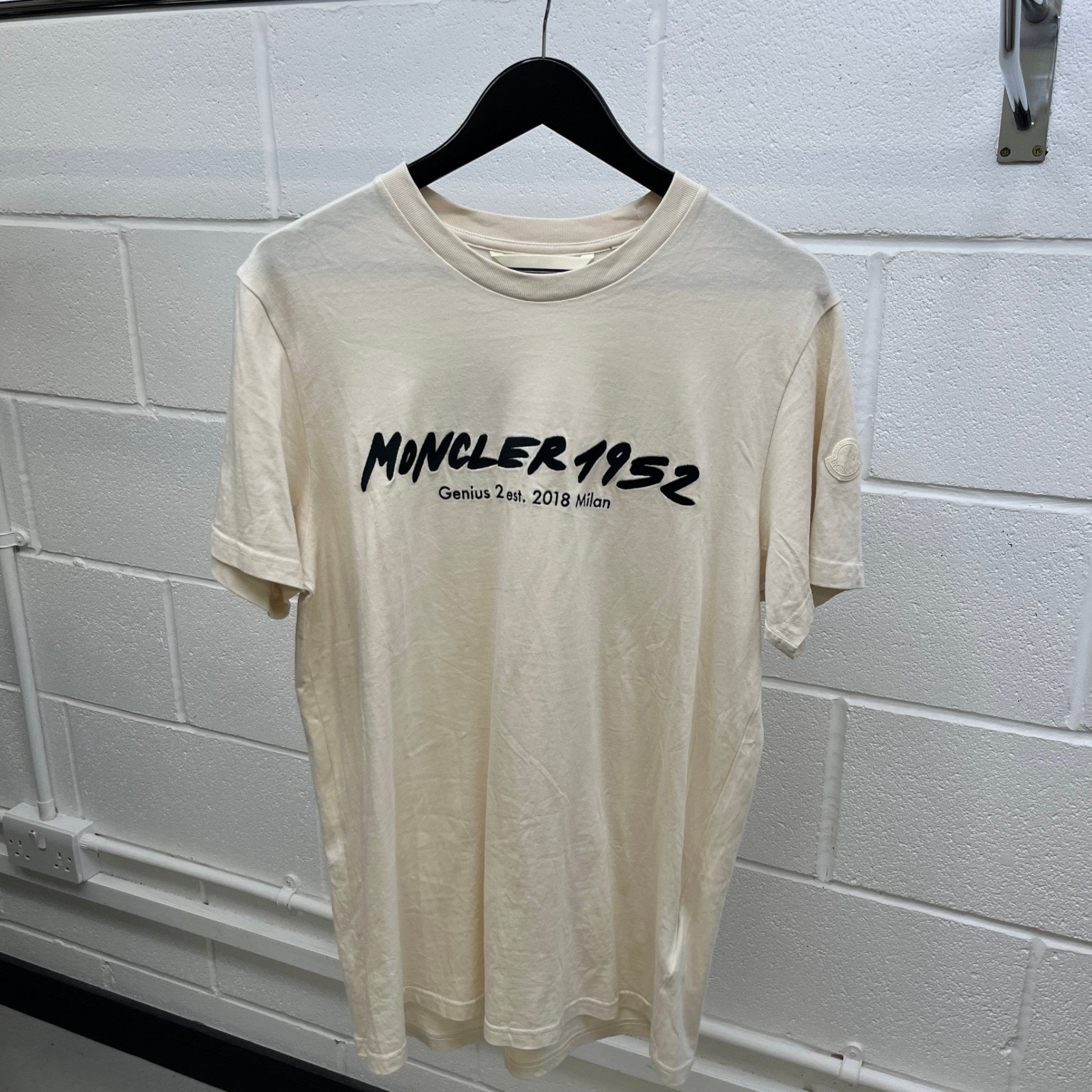 Men's Ss T-Shirt Beige Size L