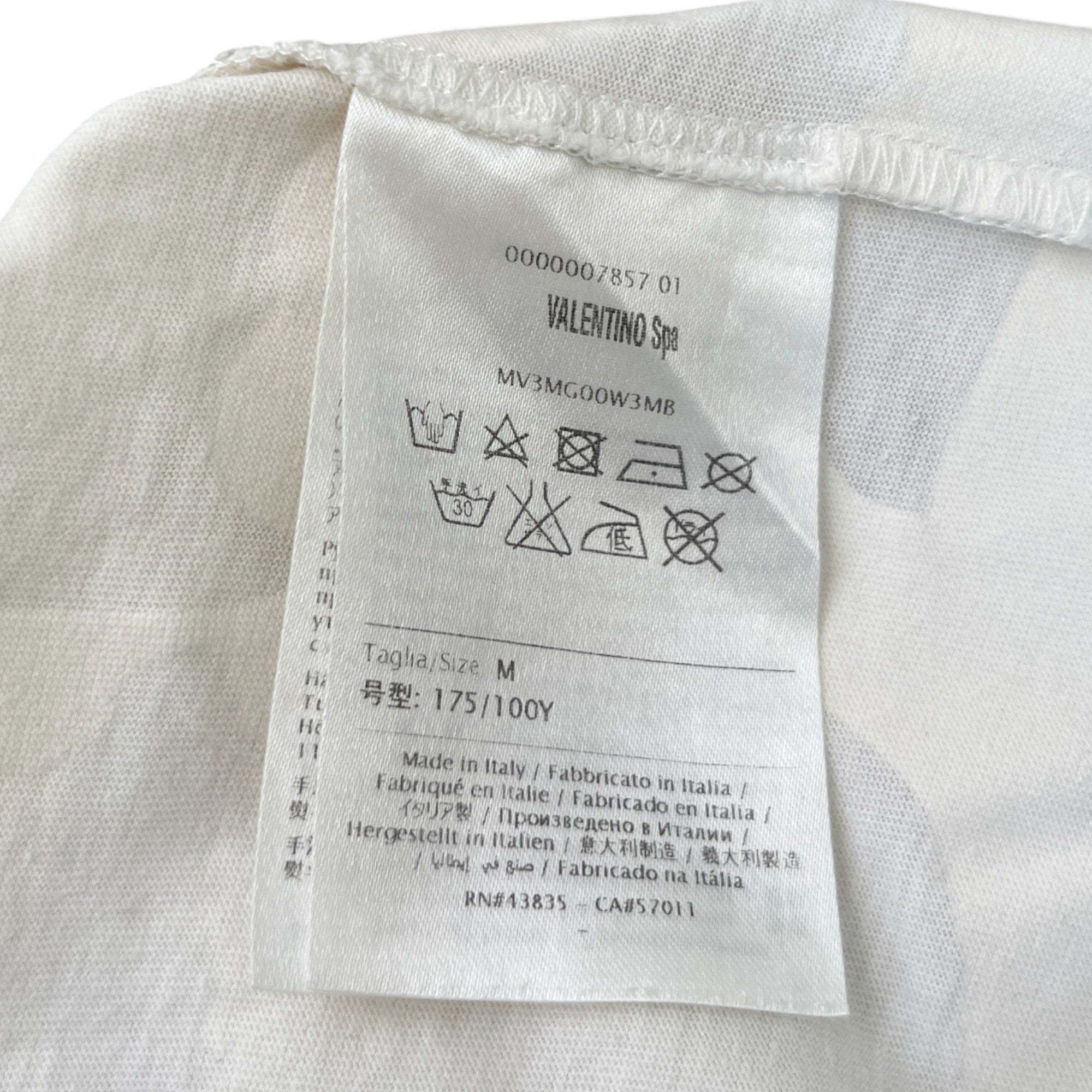 Men's Camouflage Logo Print Sweatshirt White Size M