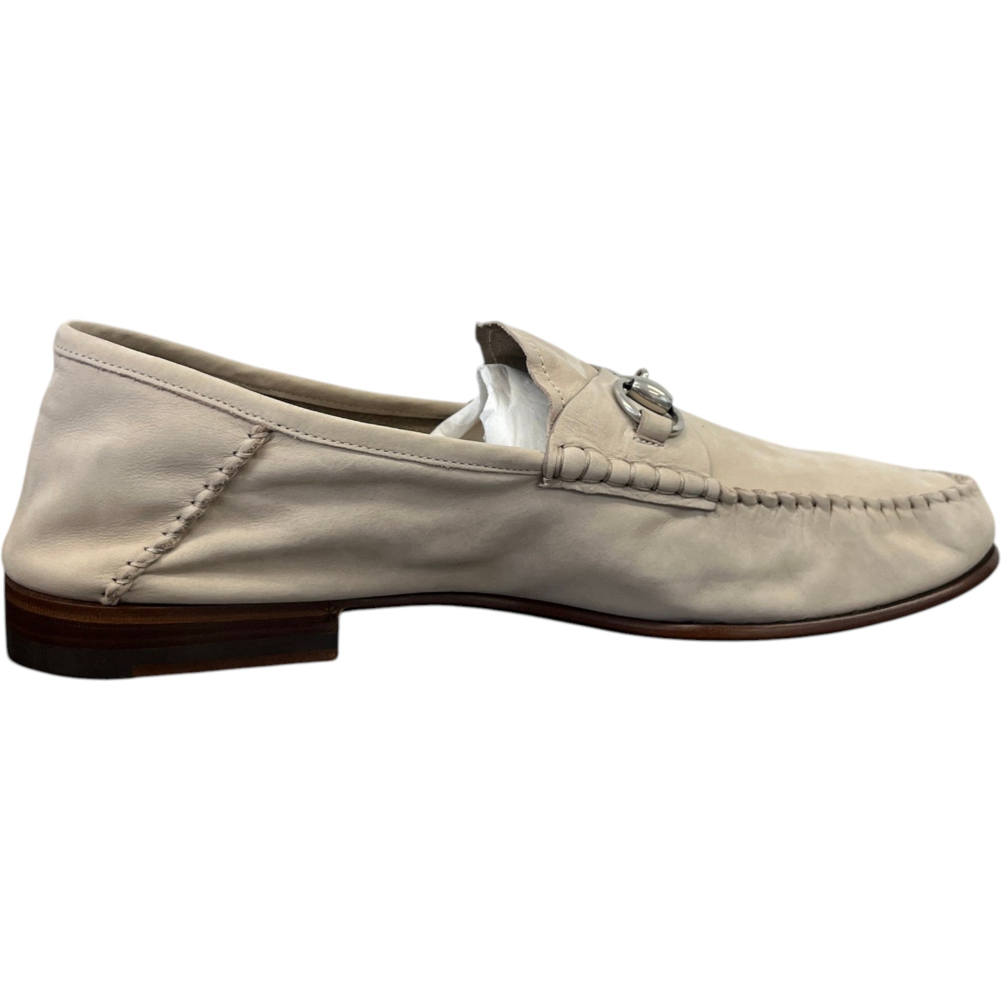 Men's Gigi Horsebit Loafers Beige Size EU 45 / UK 11