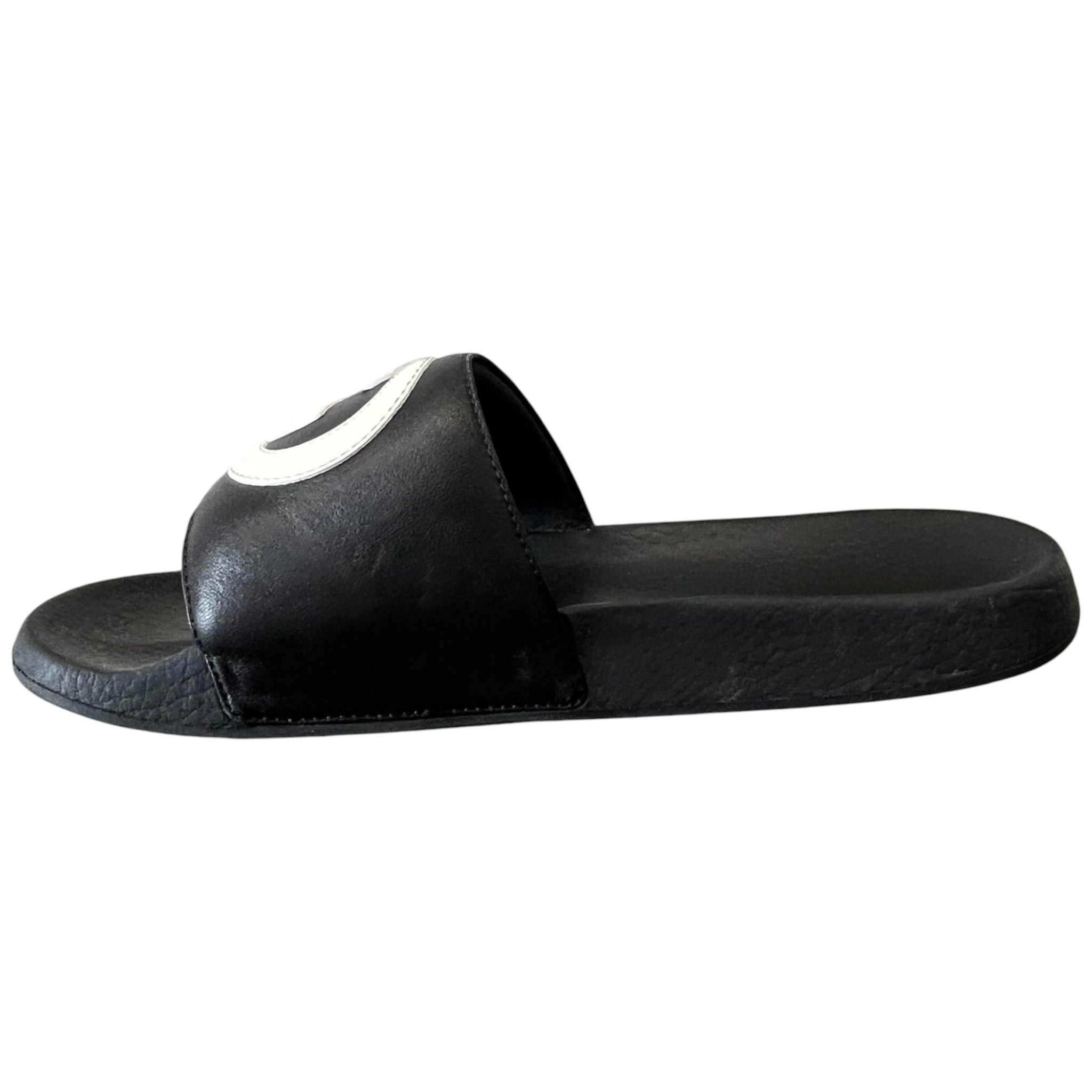 Men's Interlocking G Slides Black Size EU 40 / UK 6