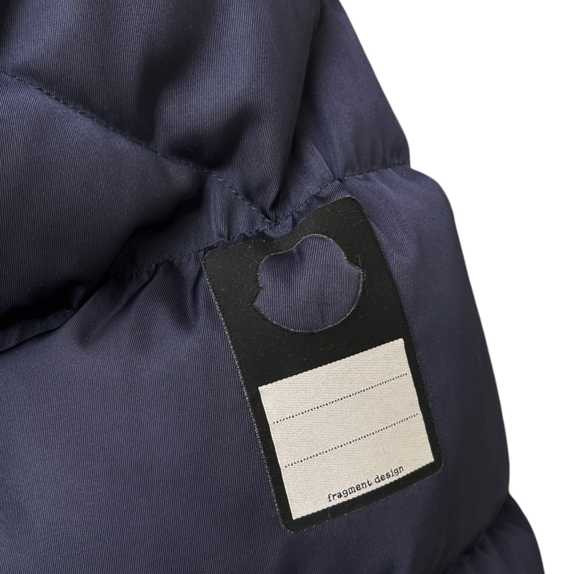 Men's Fragment Falcon Down Jacket Navy Size 3 / L
