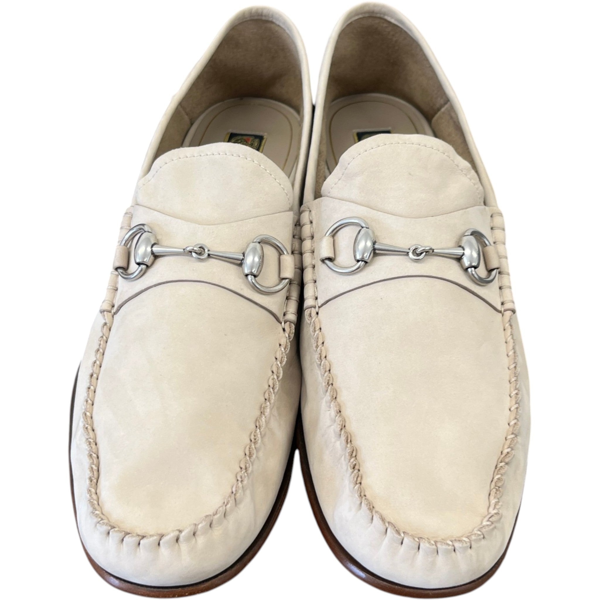 Men's Gigi Horsebit Loafers Beige Size EU 45 / UK 11