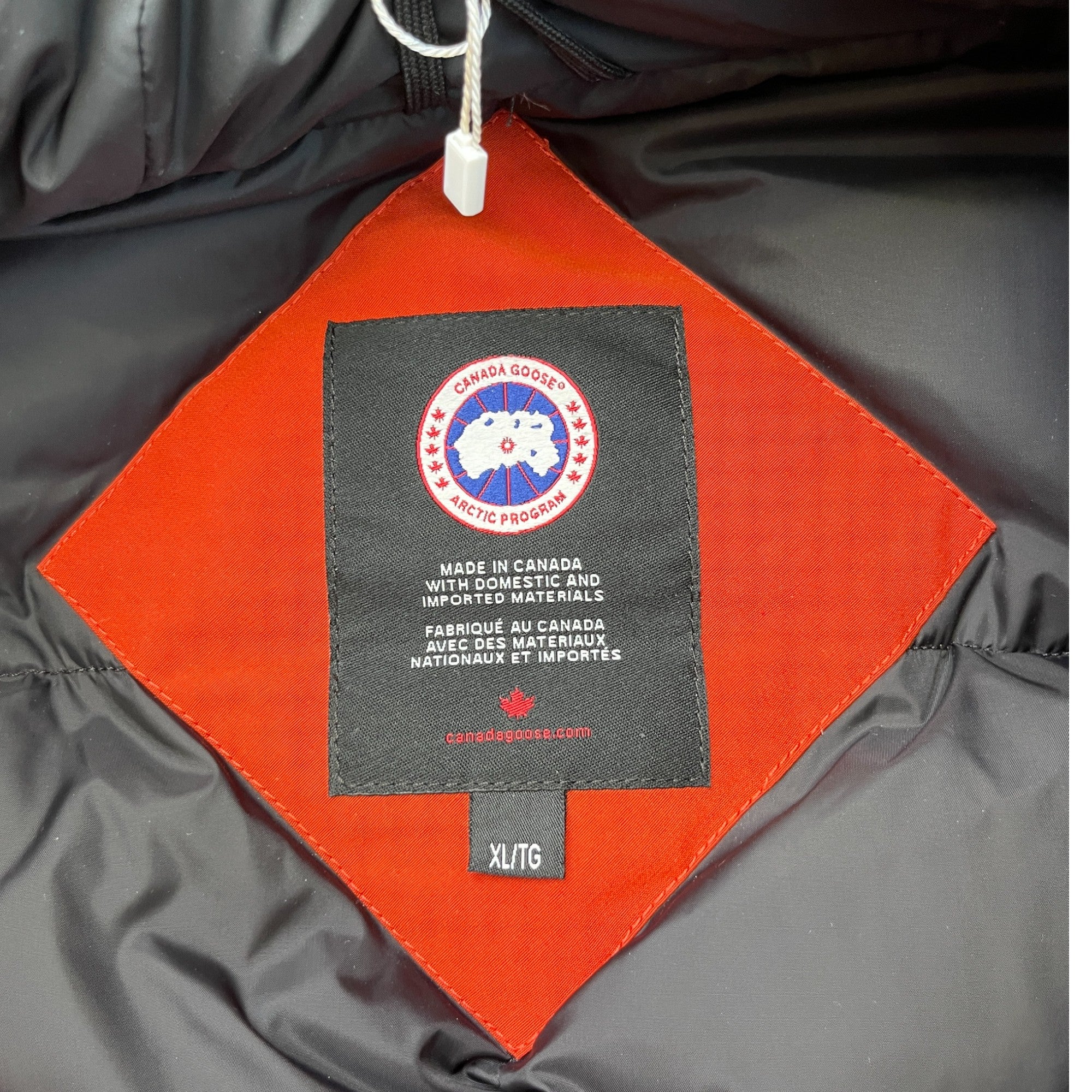 Men's Langford Parka Down Jacket Burnt Orange Size XL