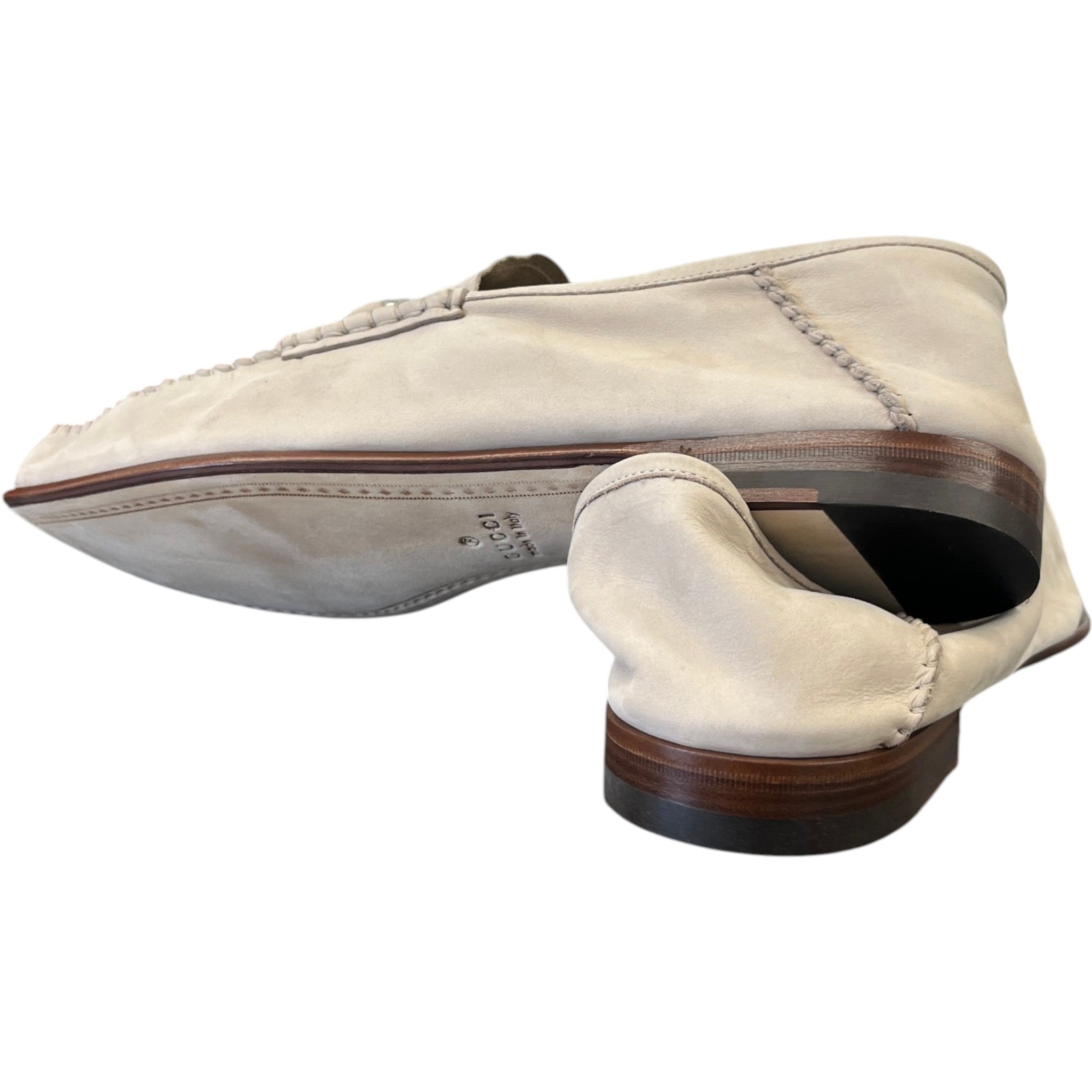 Men's Gigi Horsebit Loafers Beige Size EU 45 / UK 11