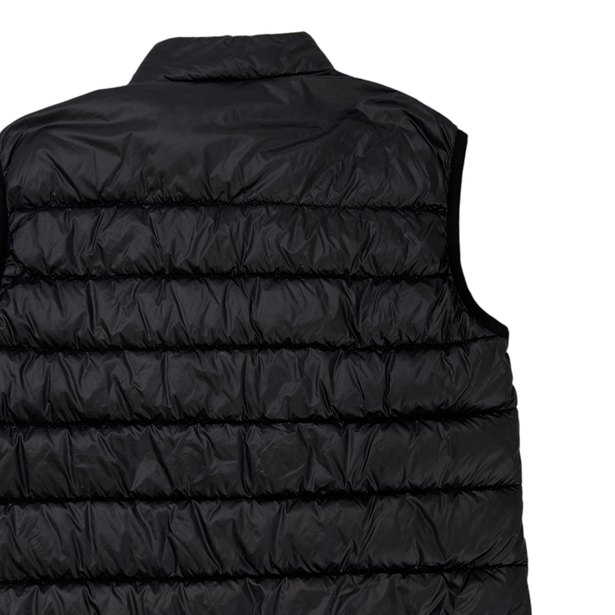 Men's Plaque Logo Gilet Black Size IT 50 / L