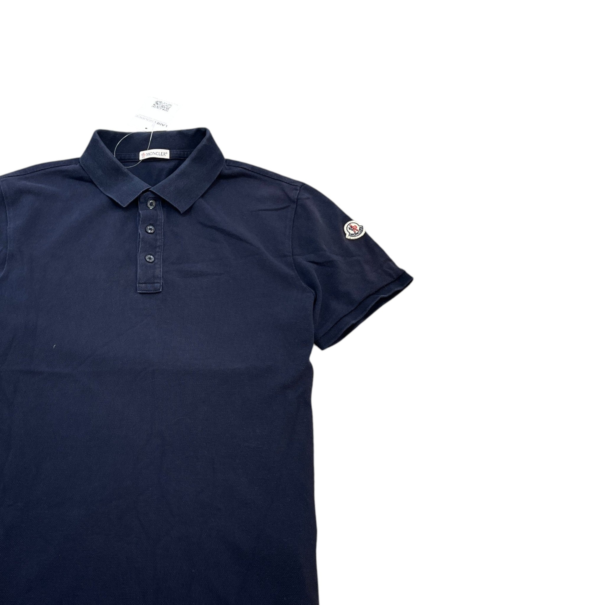 Men's Maglia Polo Shirt Navy Size M
