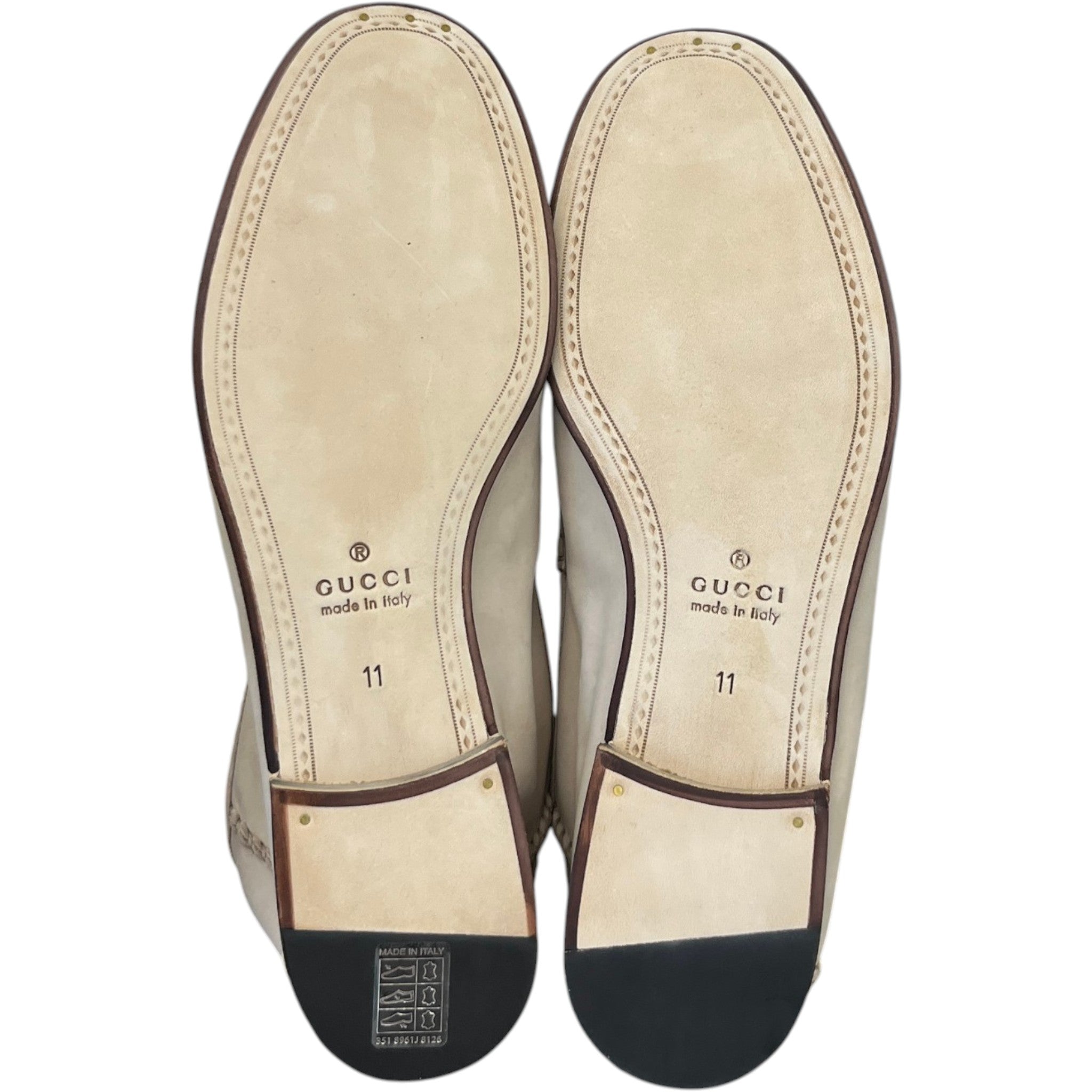 Men's Gigi Horsebit Loafers Beige Size EU 45 / UK 11