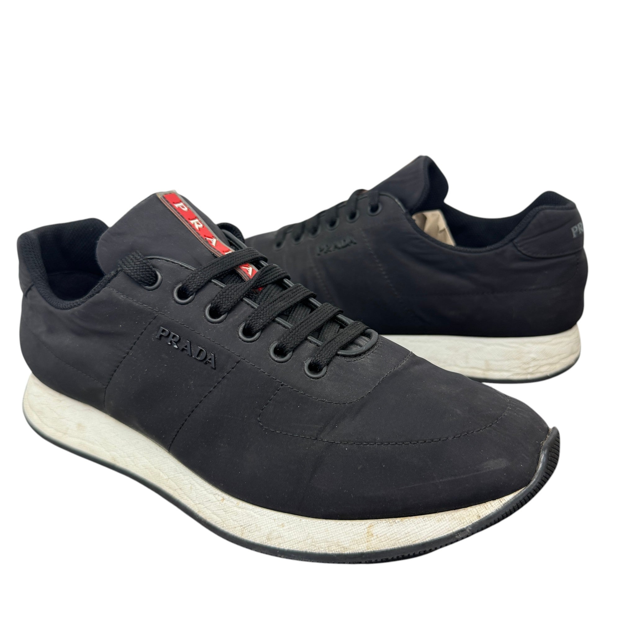 Men's Linea Rossa Low Trainers Black Size EU 41.5 / UK 7.5