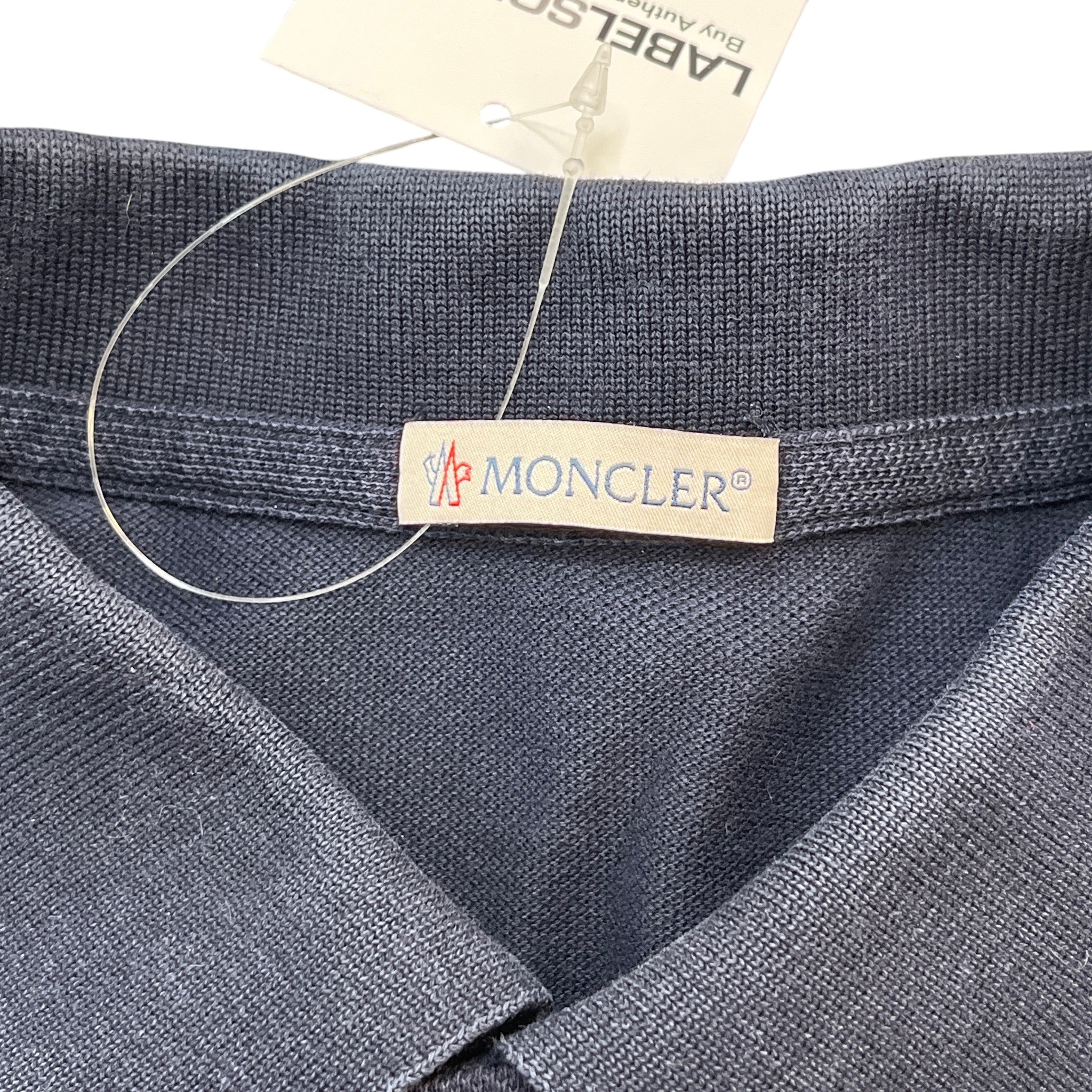Men's Maglia Polo Shirt Navy Size M