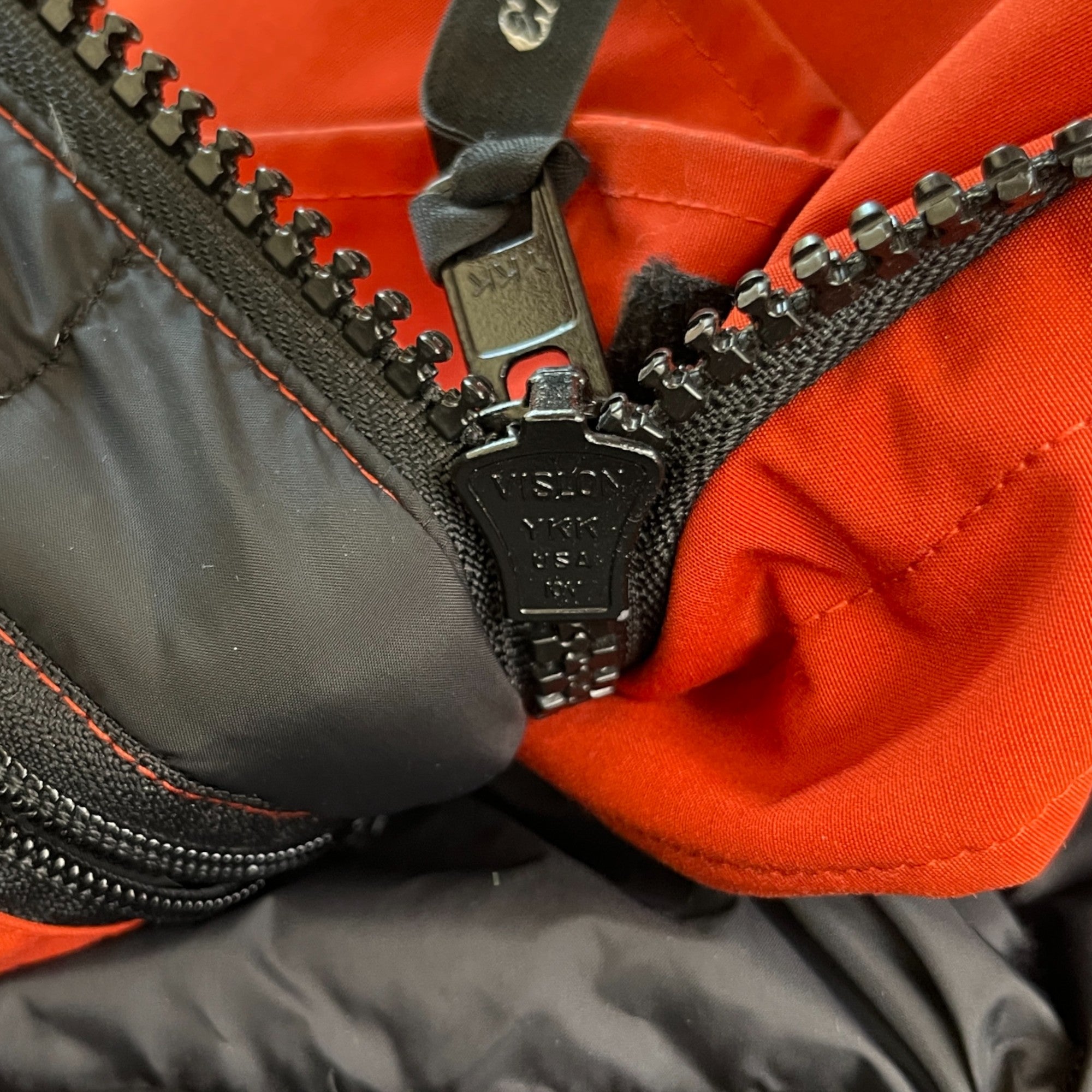 Men's Langford Parka Down Jacket Burnt Orange Size XL