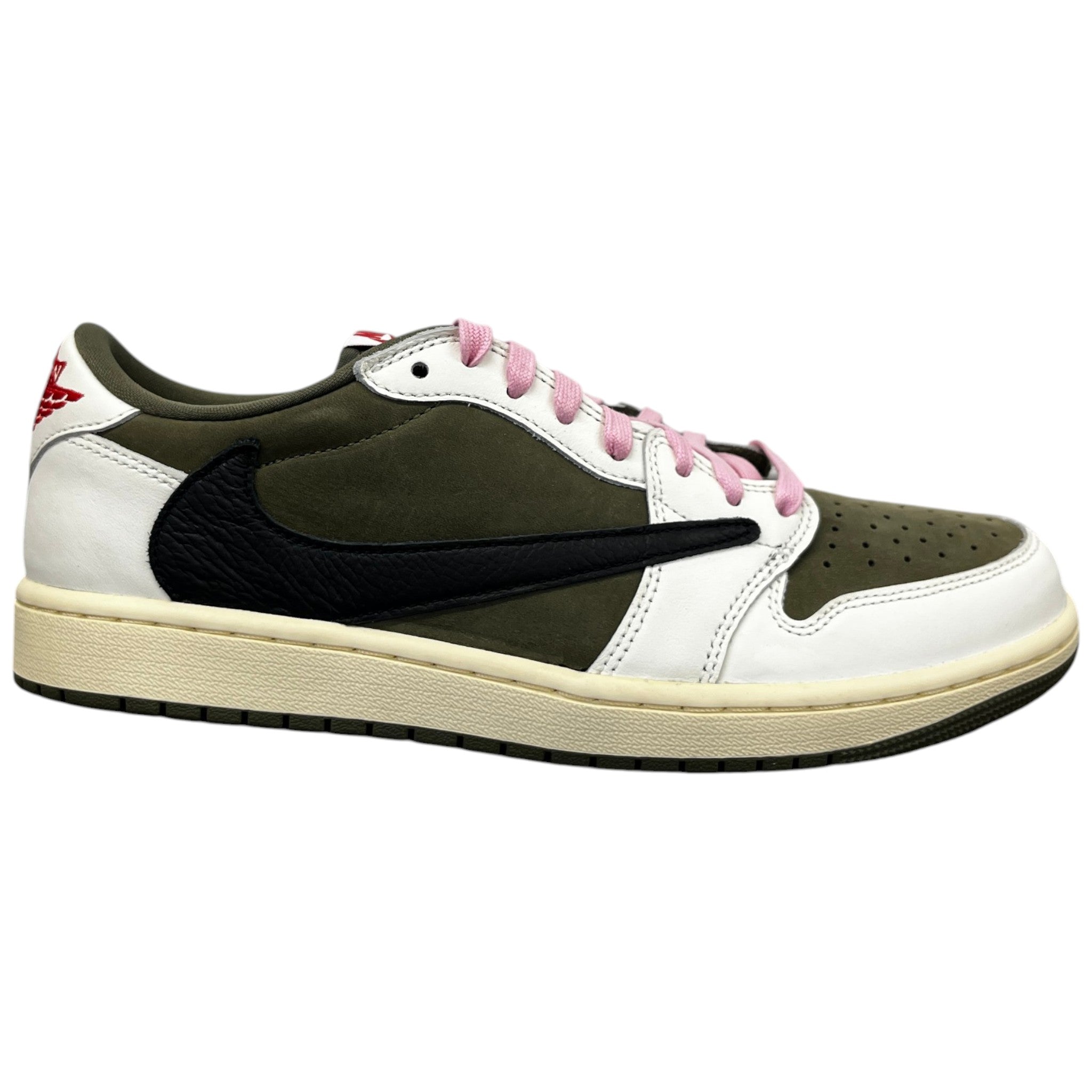 Men's Air Jordan 1 Low X Travis Scott Low Trainers Green Size EU 42.5 / UK 8.5