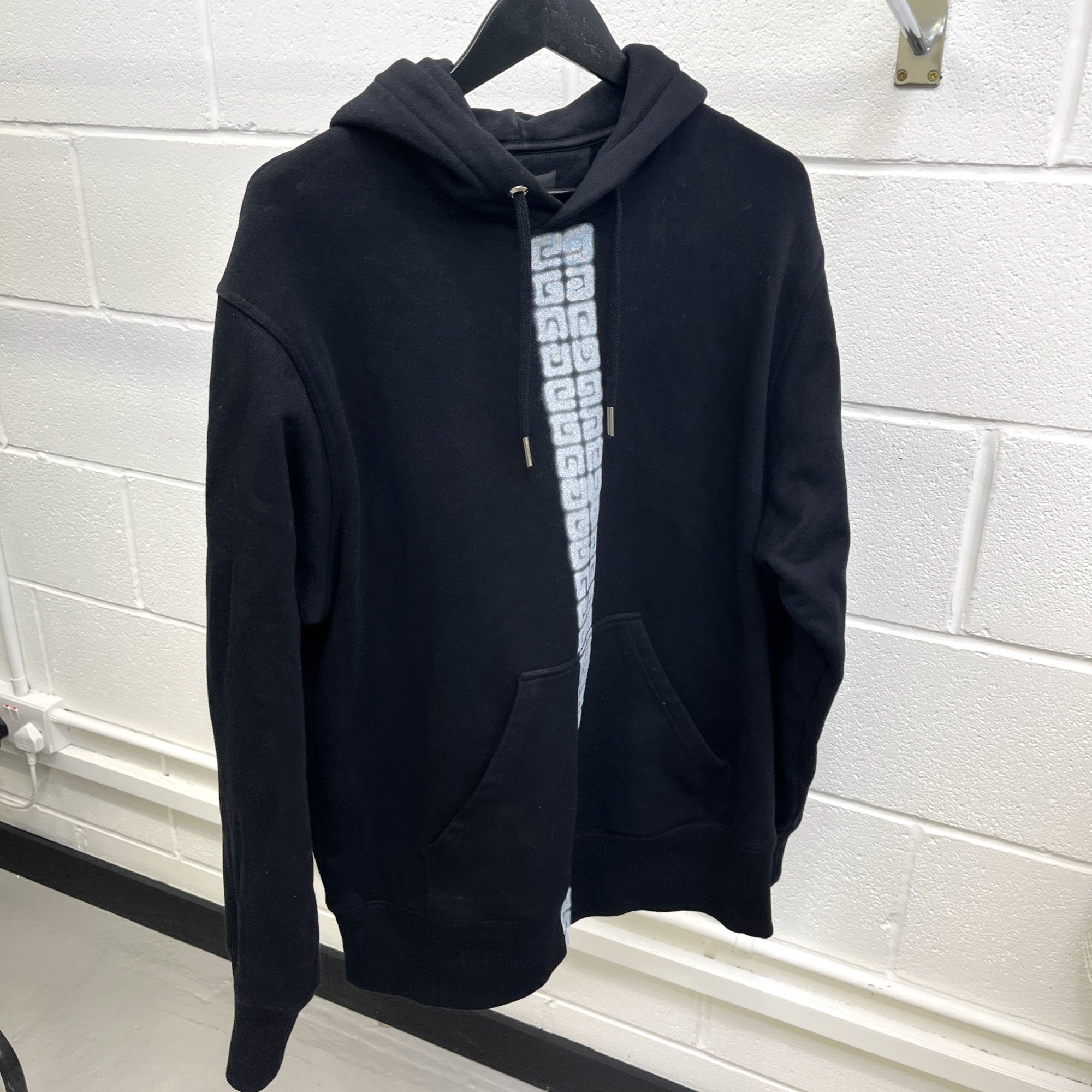 Men's 4G Logo Print Hoodie Black Size M