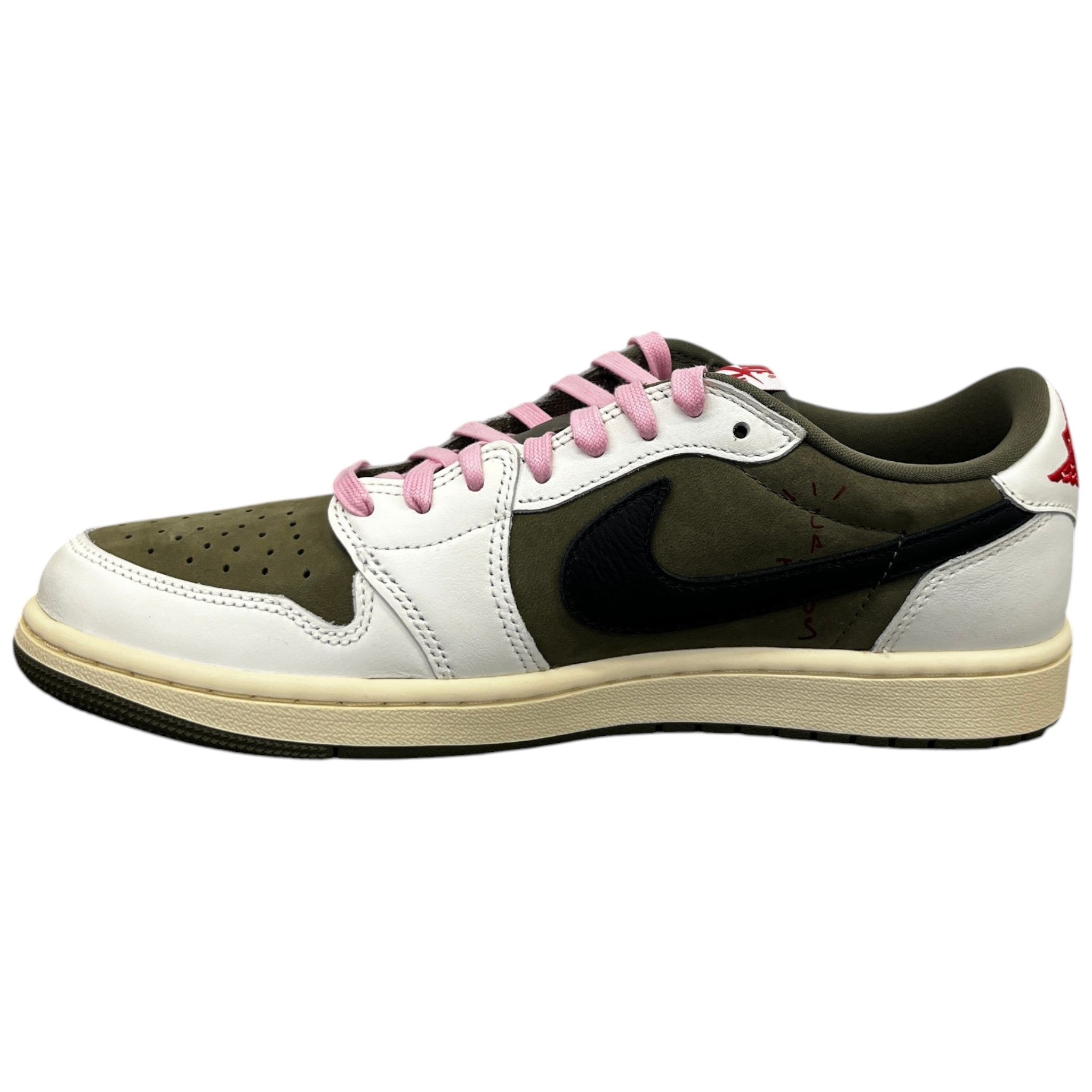 Men's Air Jordan 1 Low X Travis Scott Low Trainers Green Size EU 42.5 / UK 8.5