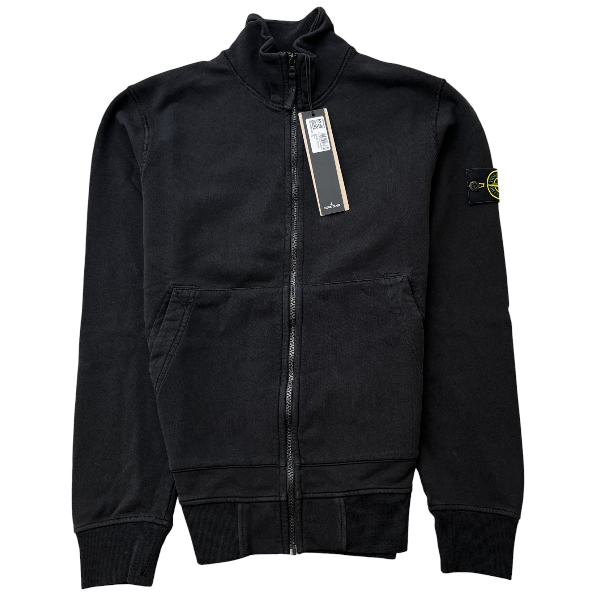 Men's Applique Logo Track Jacket Black Size S