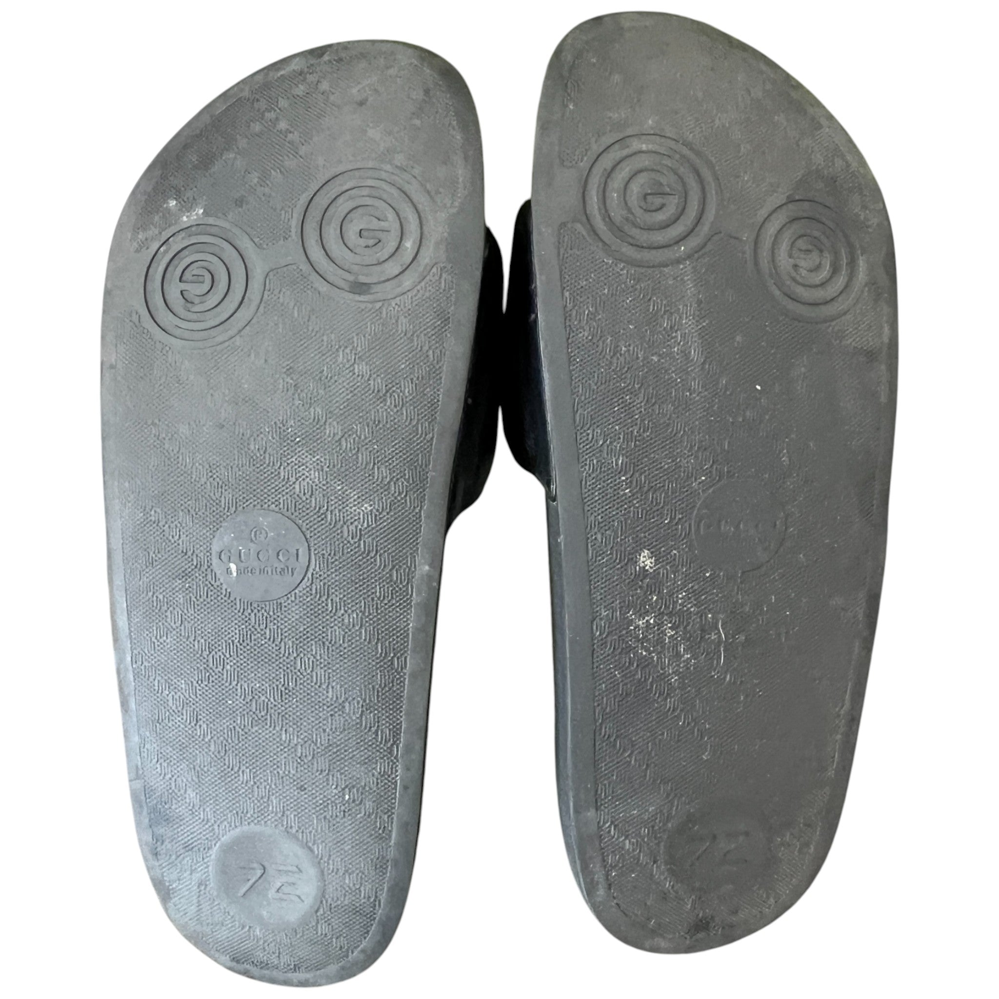 Men's Interlocking G Slides Black Size EU 40 / UK 6