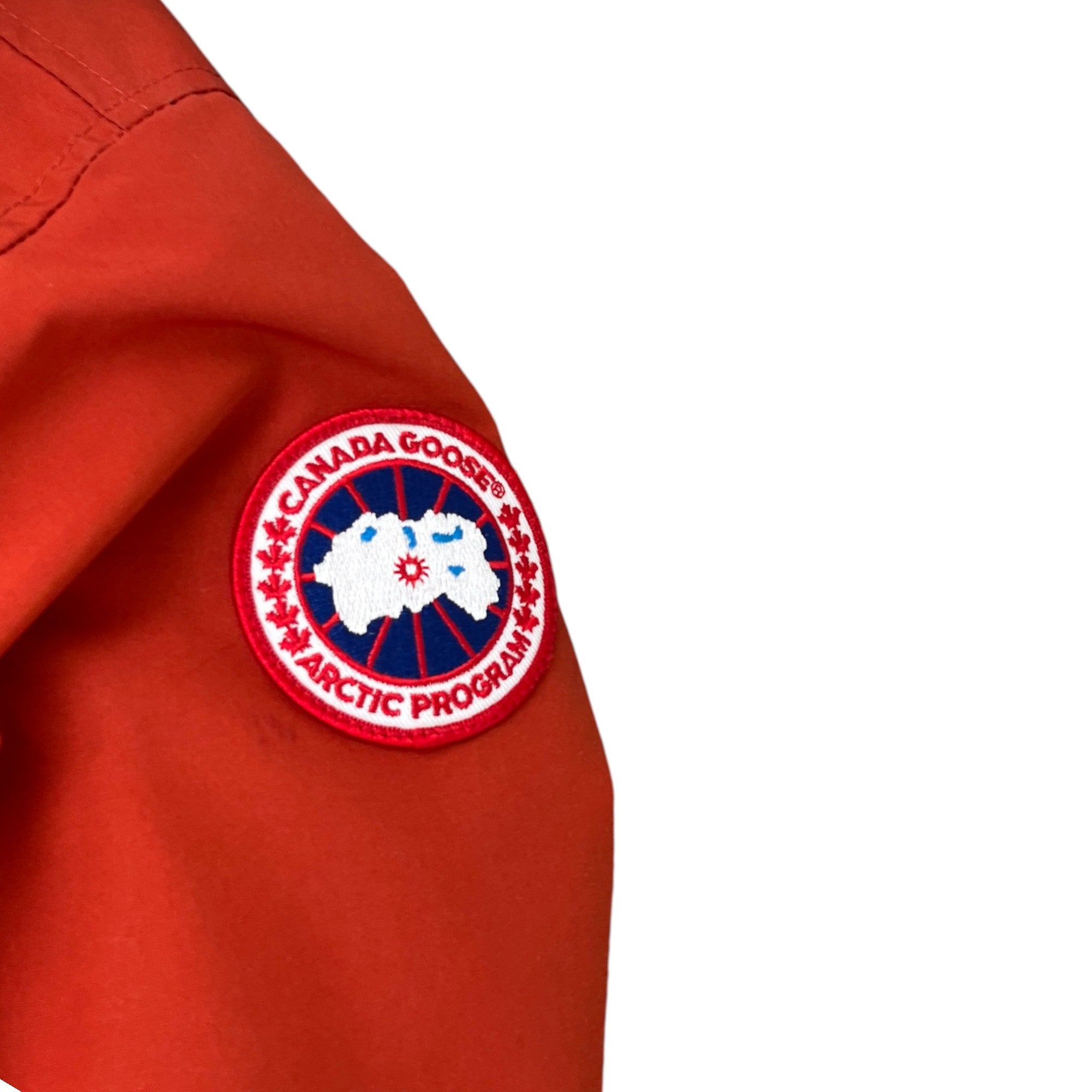 Men's Langford Parka Down Jacket Burnt Orange Size XL