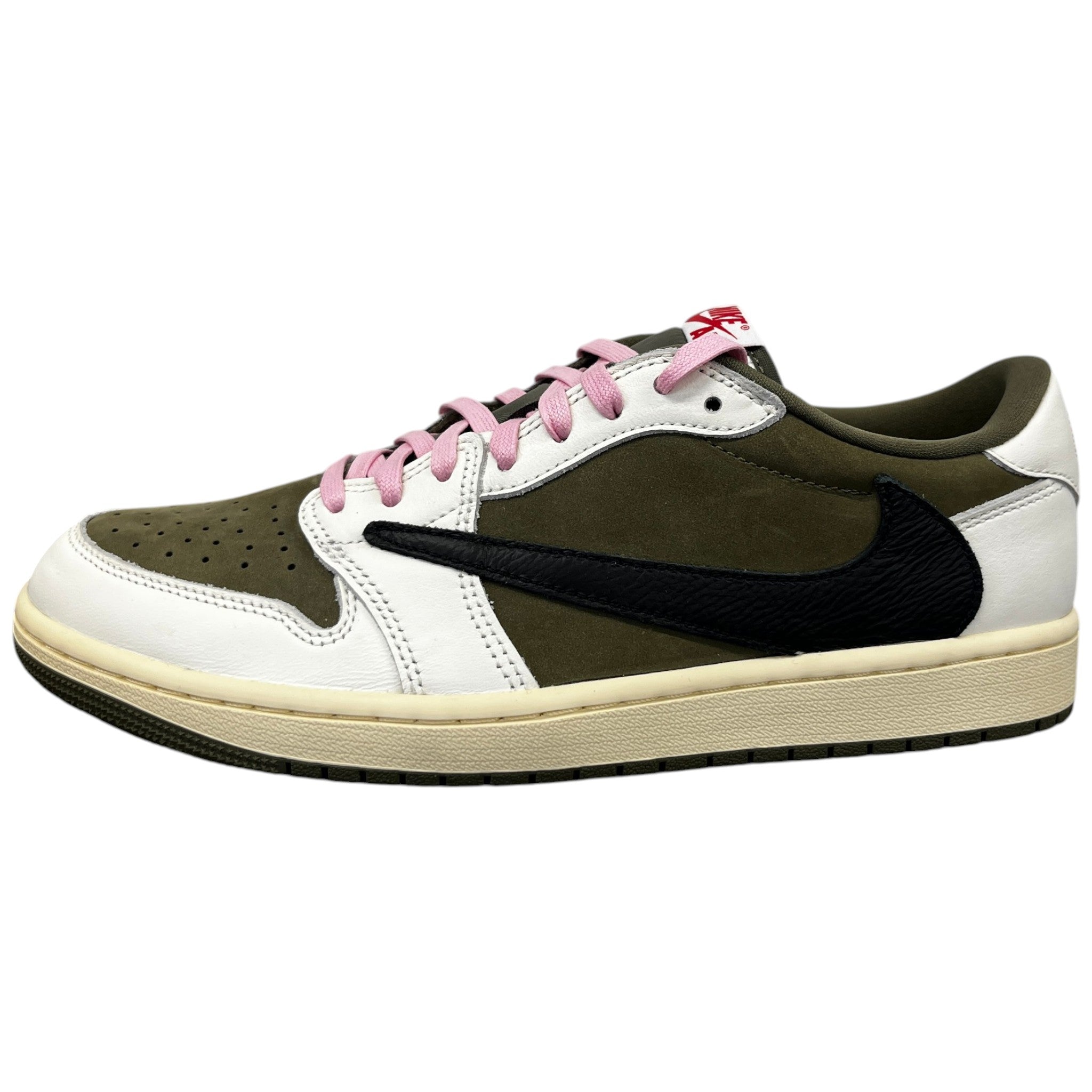 Men's Air Jordan 1 Low X Travis Scott Low Trainers Green Size EU 42.5 / UK 8.5