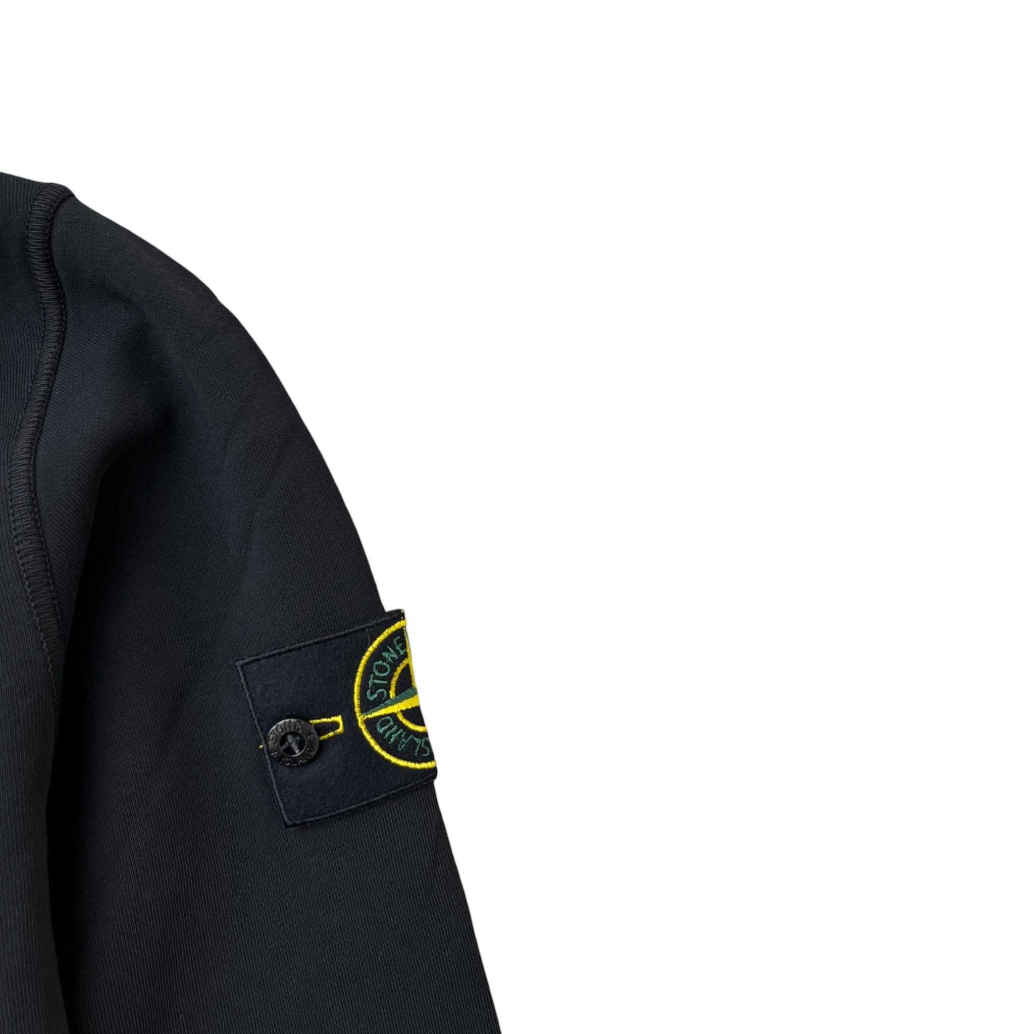 Men's Applique Logo Track Jacket Black Size M